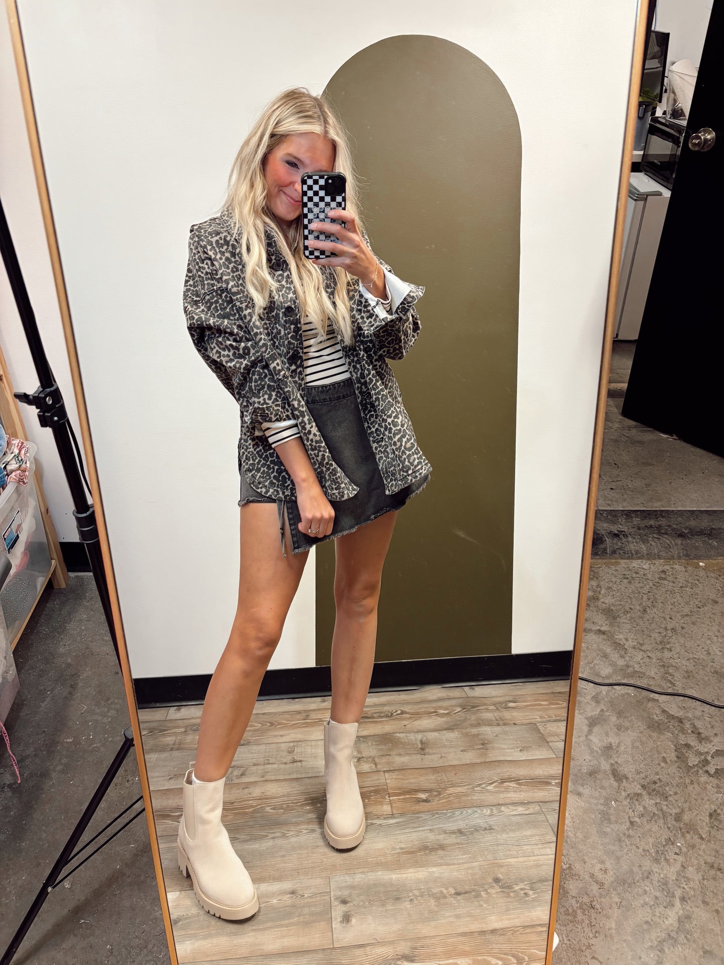 Rae Leopard Jacket