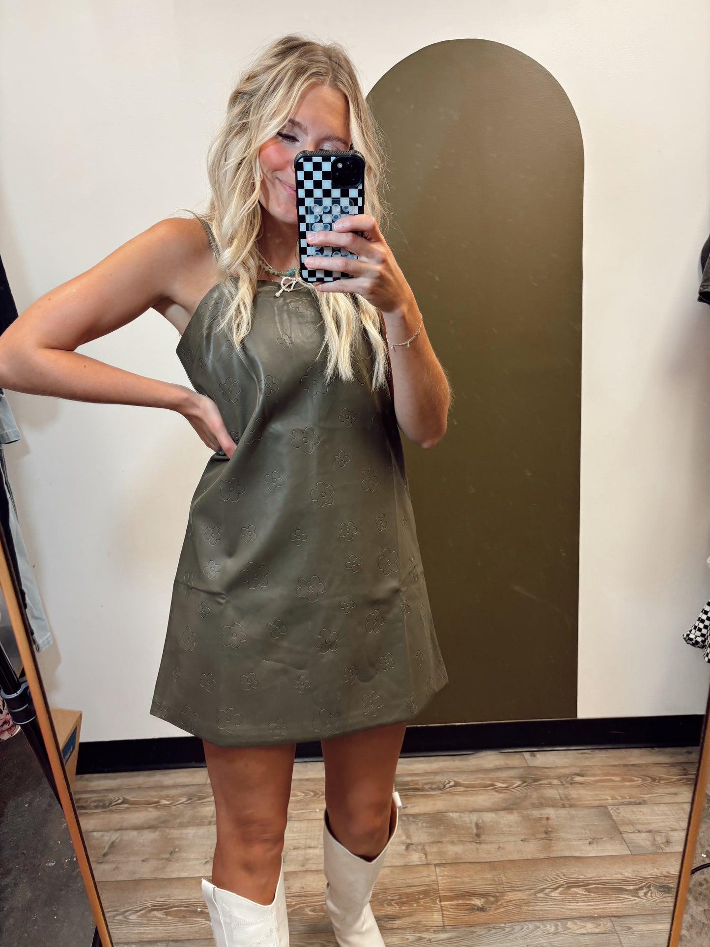 Primrose Vegan Leather Dress