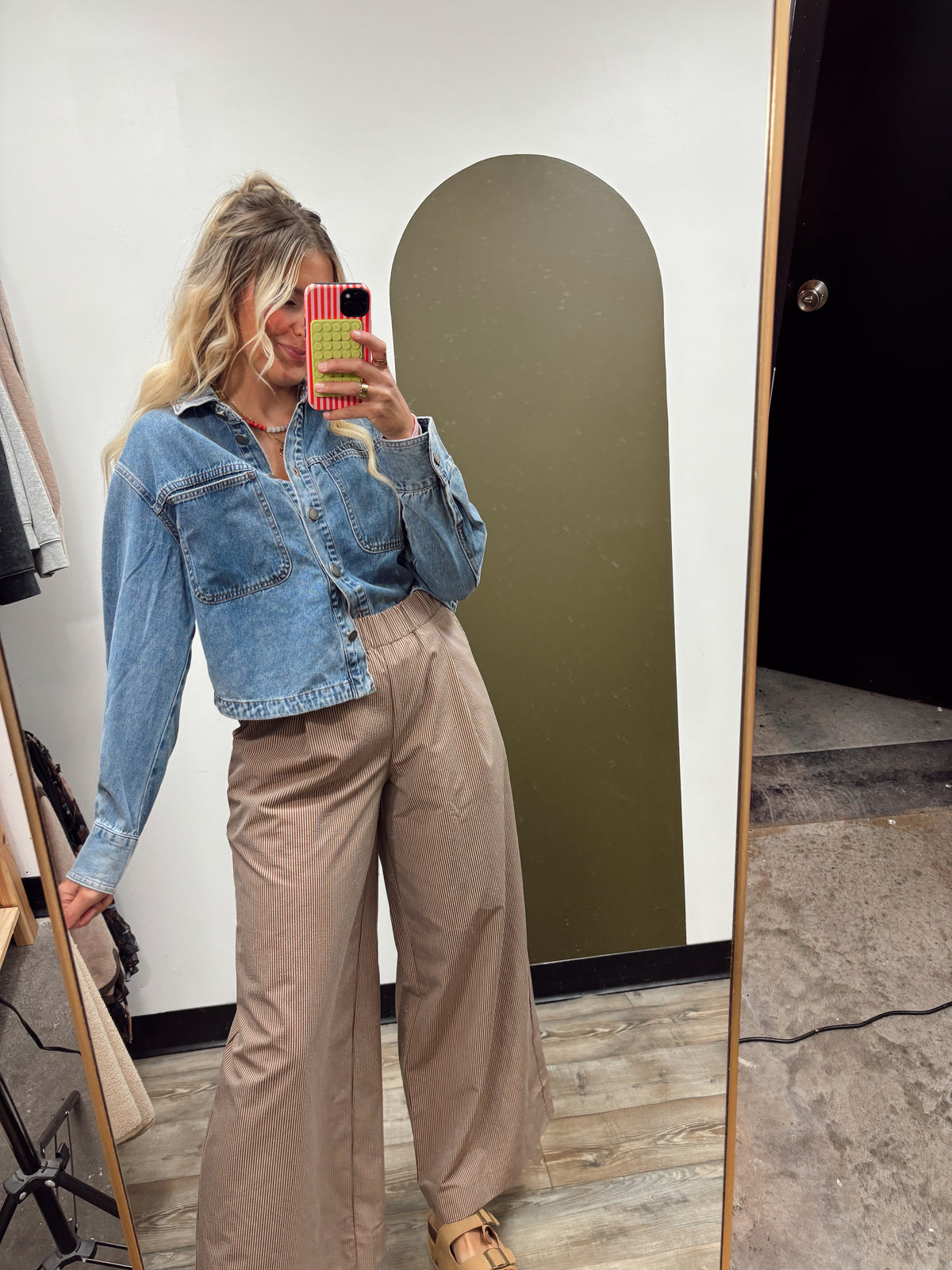 Romi Denim Shacket