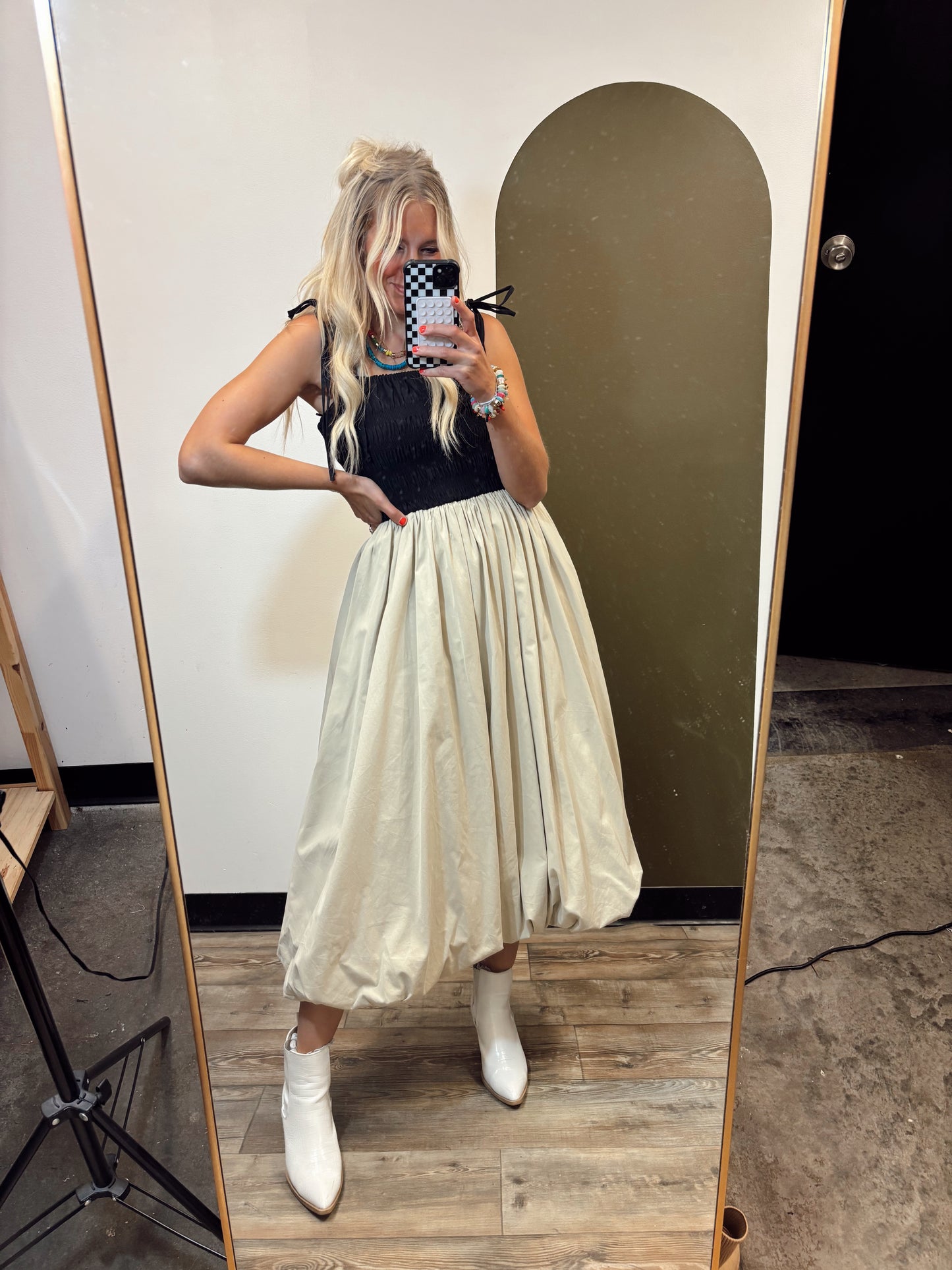 Remi Bubble Midi Dress