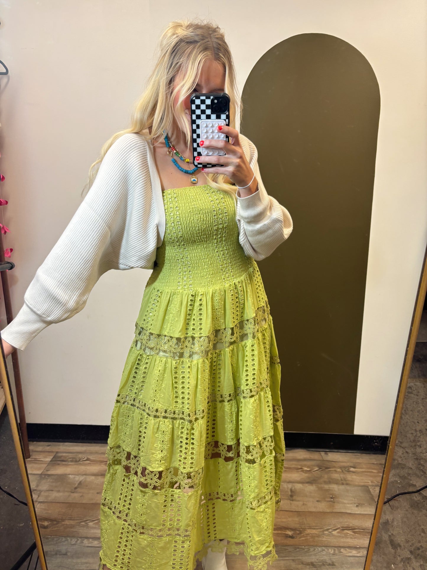 Nora Knit Bolero (Oat)