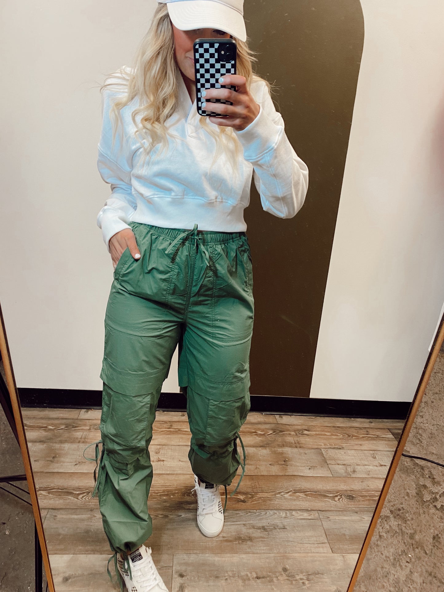 Mia Tie Jogger (Green)