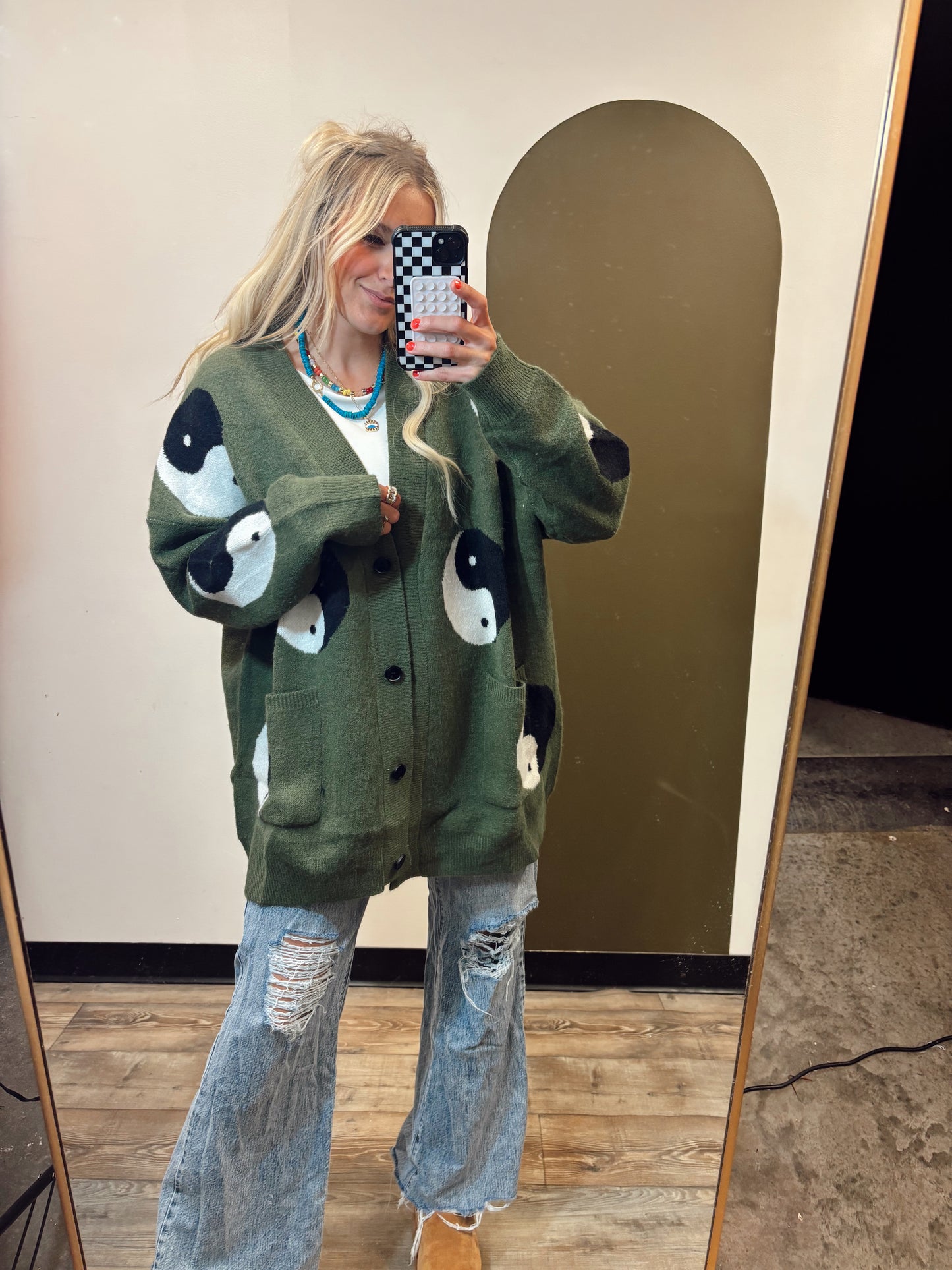 Ying Yang Cardy (Olive)