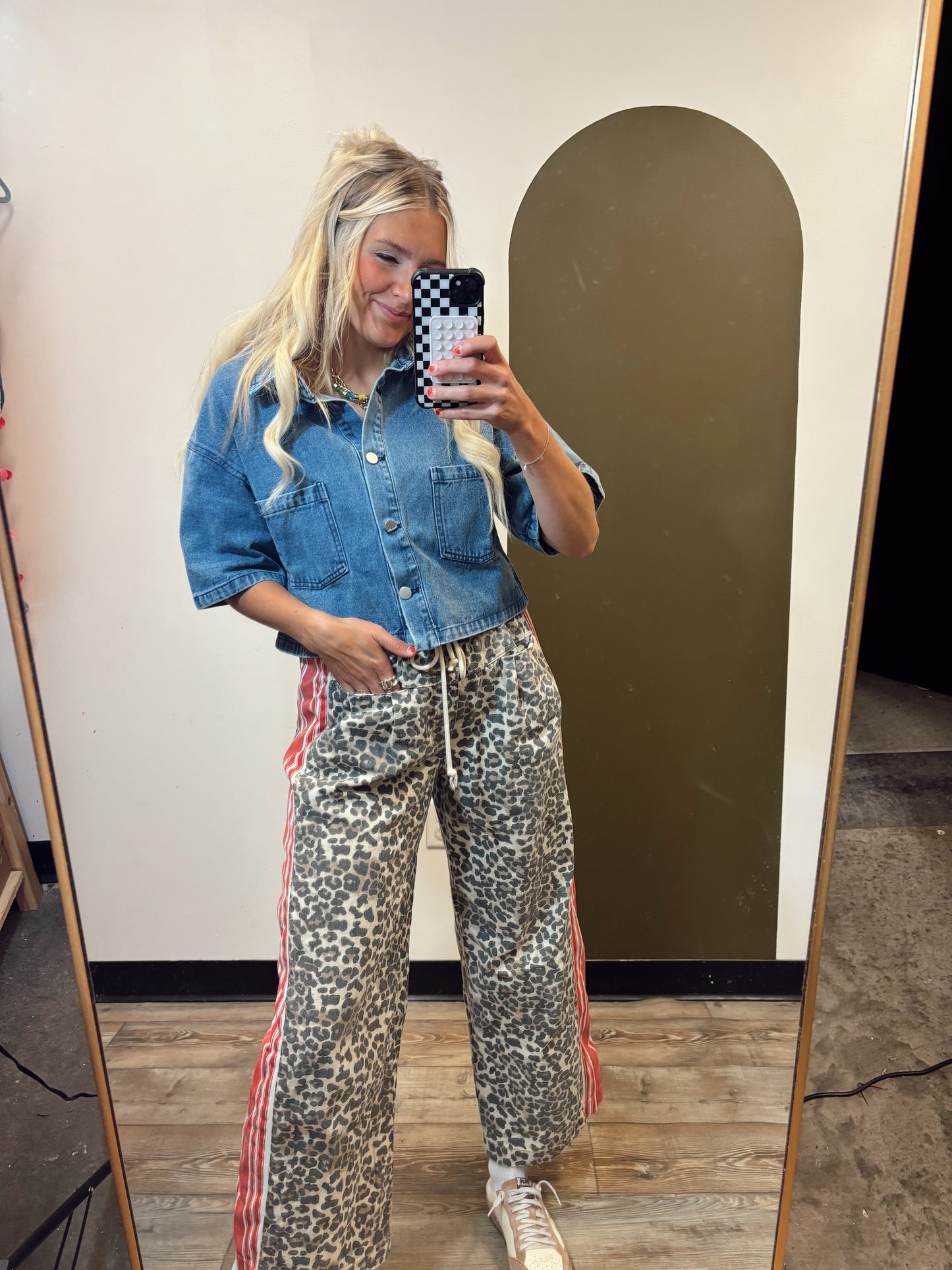 Vivienne Denim Top