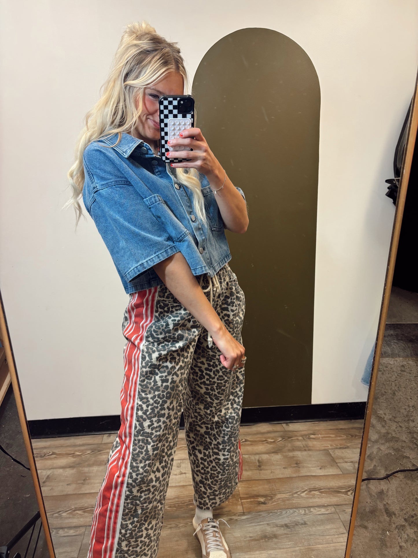 Vivienne Denim Top