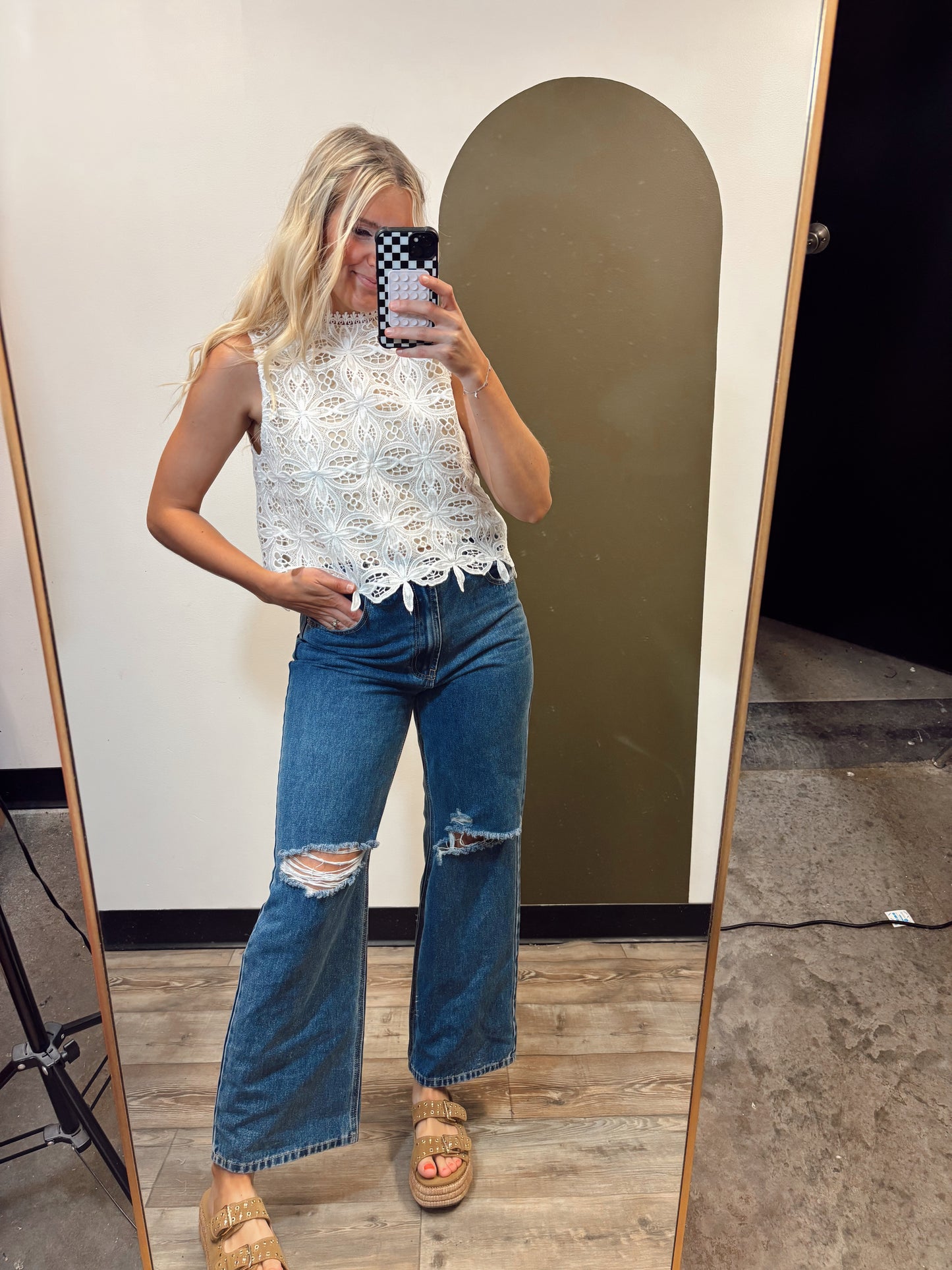Lissa Lace Top