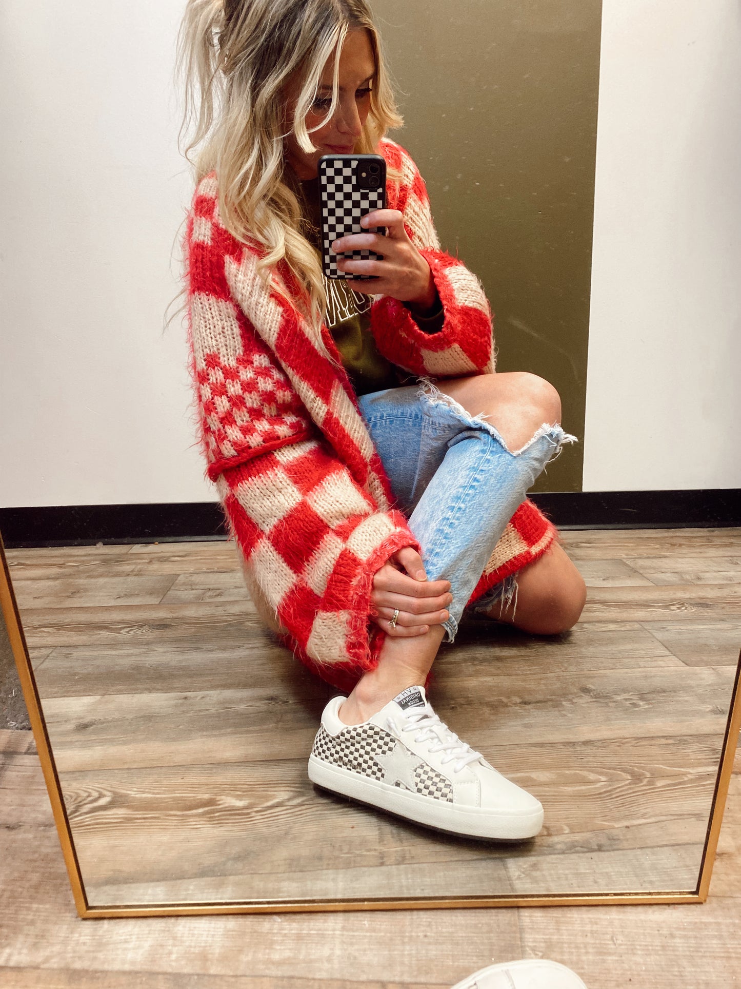 Flair Checkered Sneaker