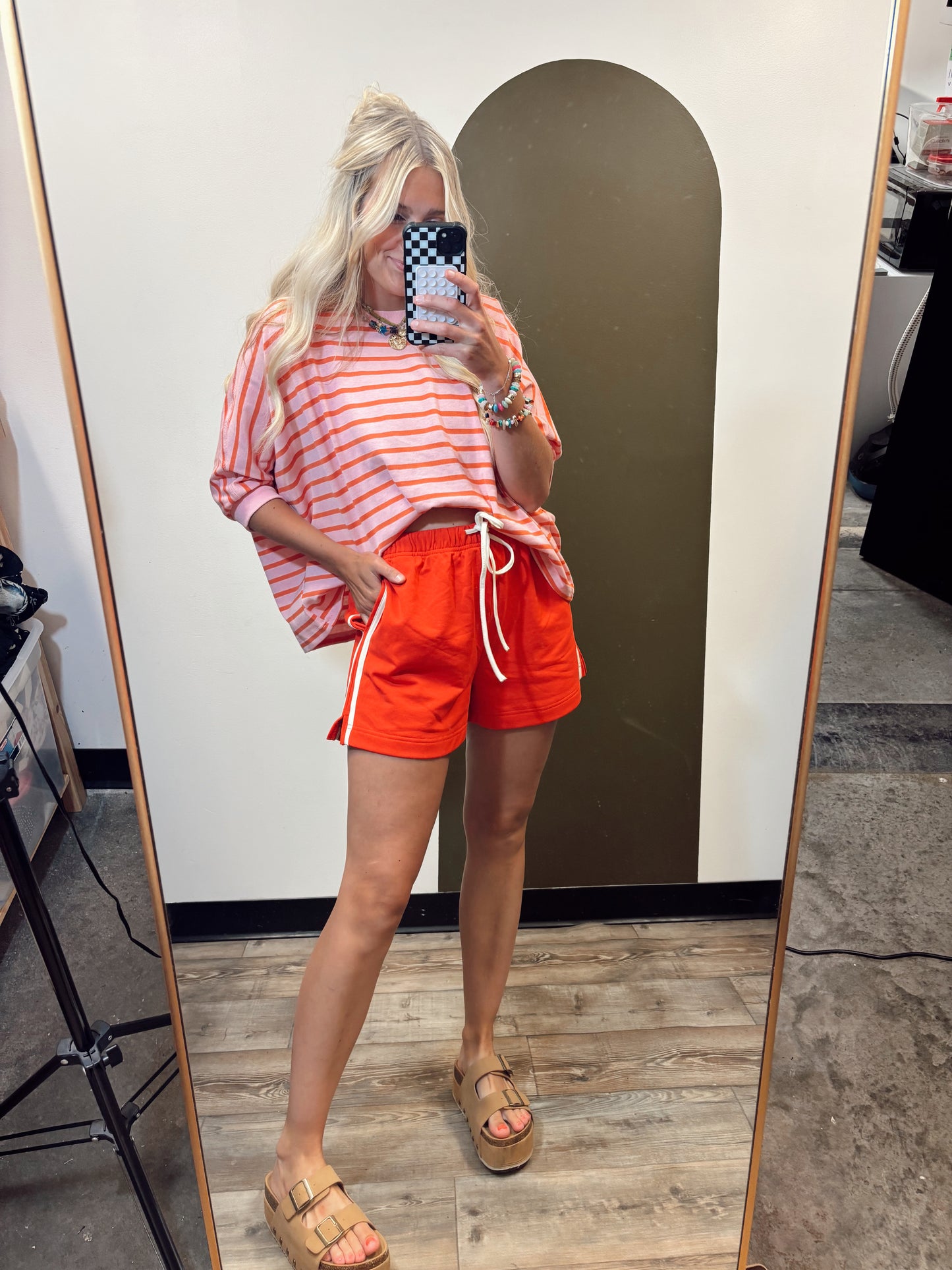 Mile Long Tie Short (Red)