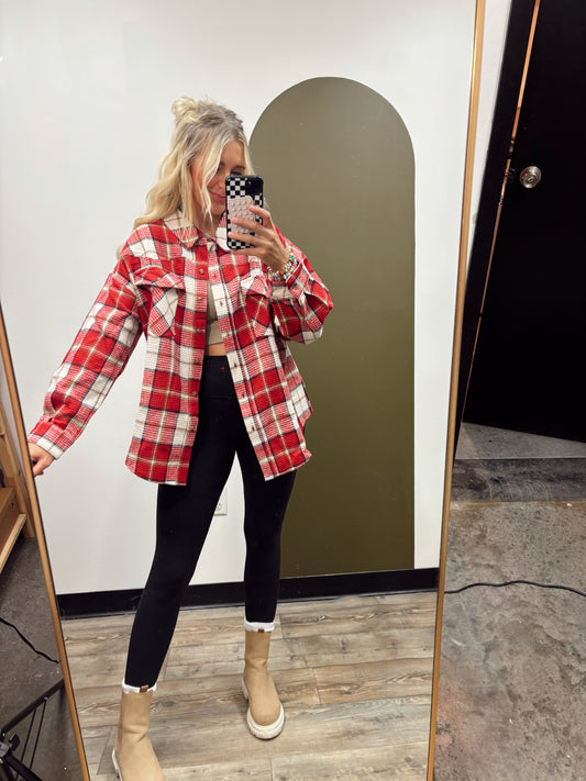 Aitana Plaid Top