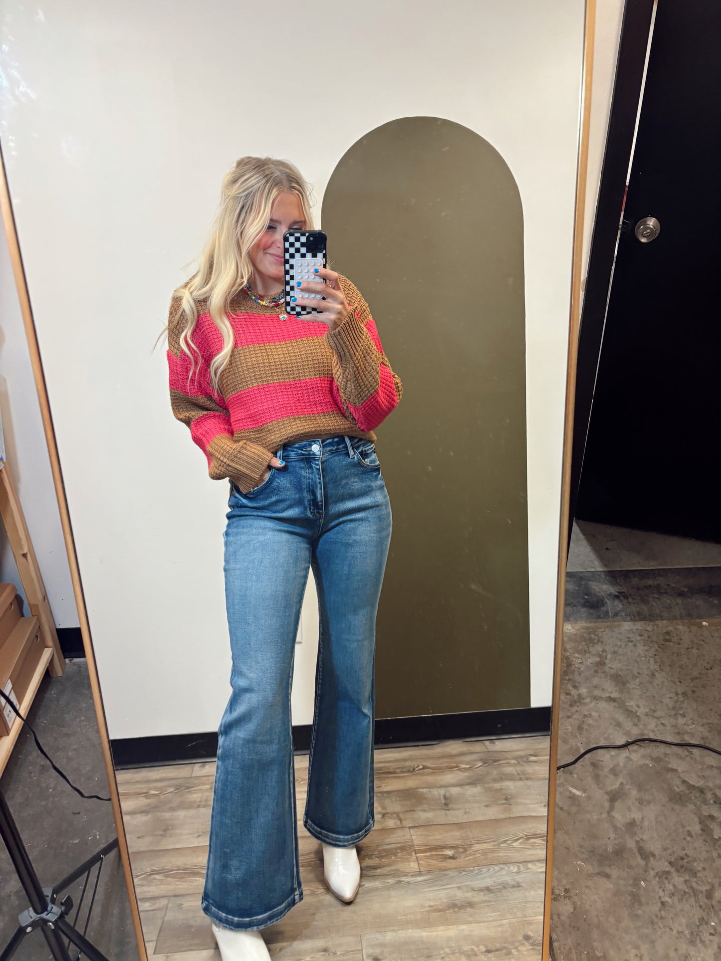 Evan Wide Leg Flare Jean