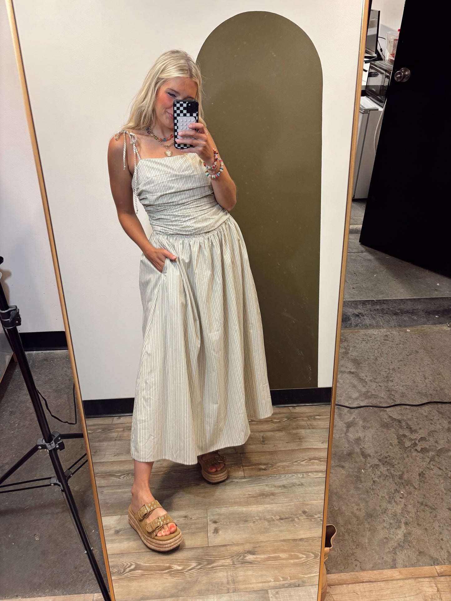 Vicki Stripe Maxi Dress