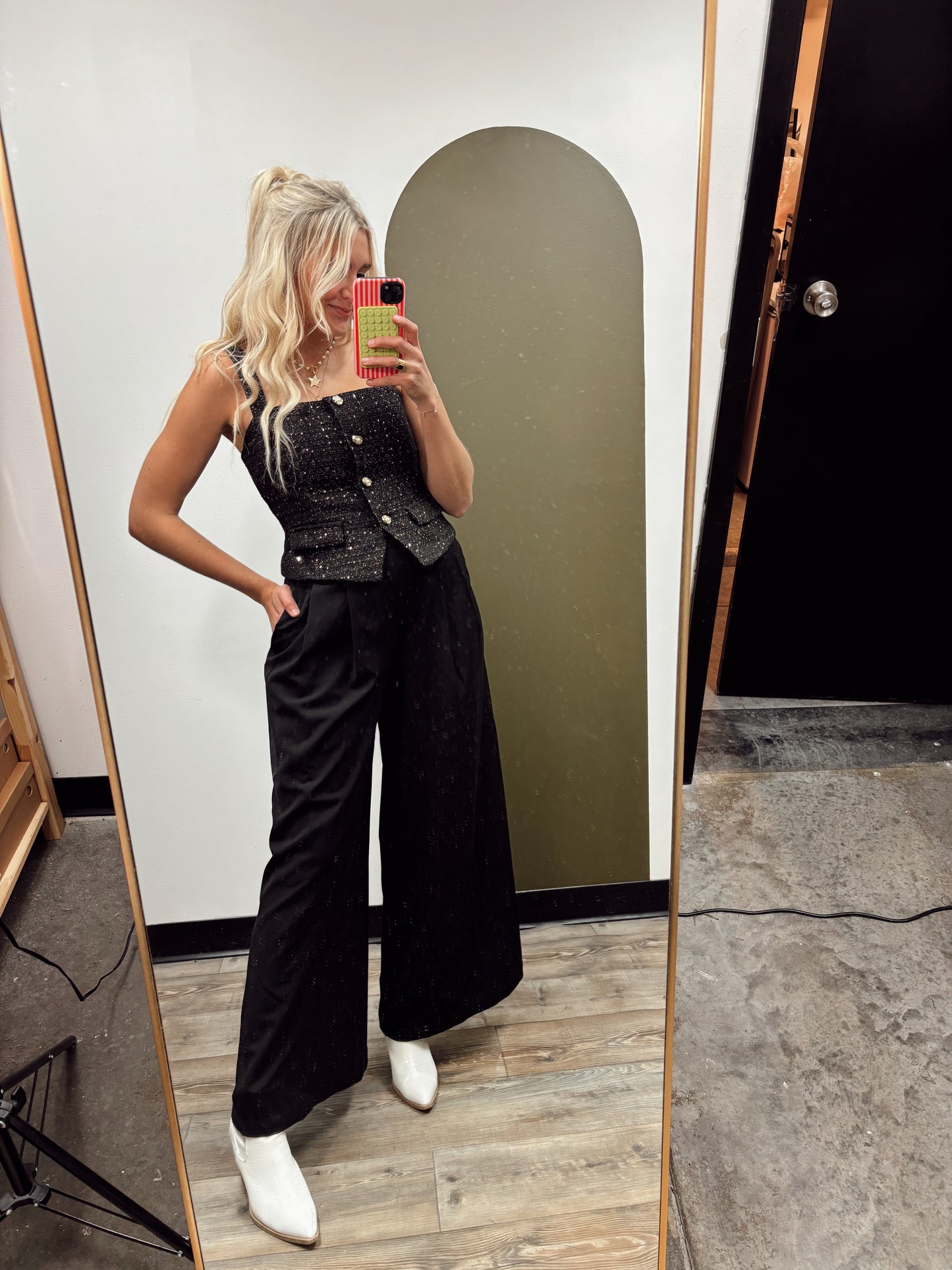 Noa Tweed Jumpsuit