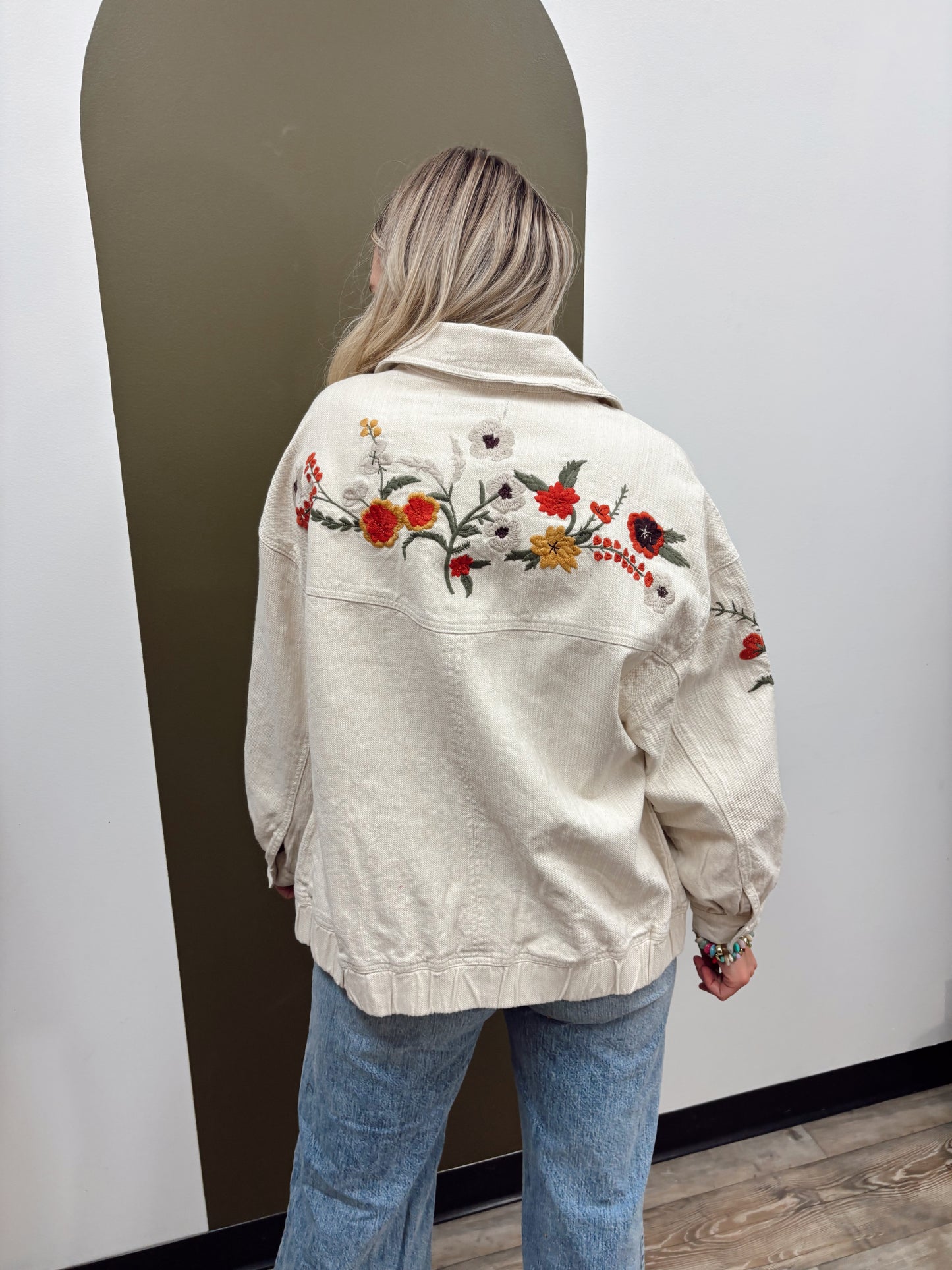 Peggy Emb Denim Jacket