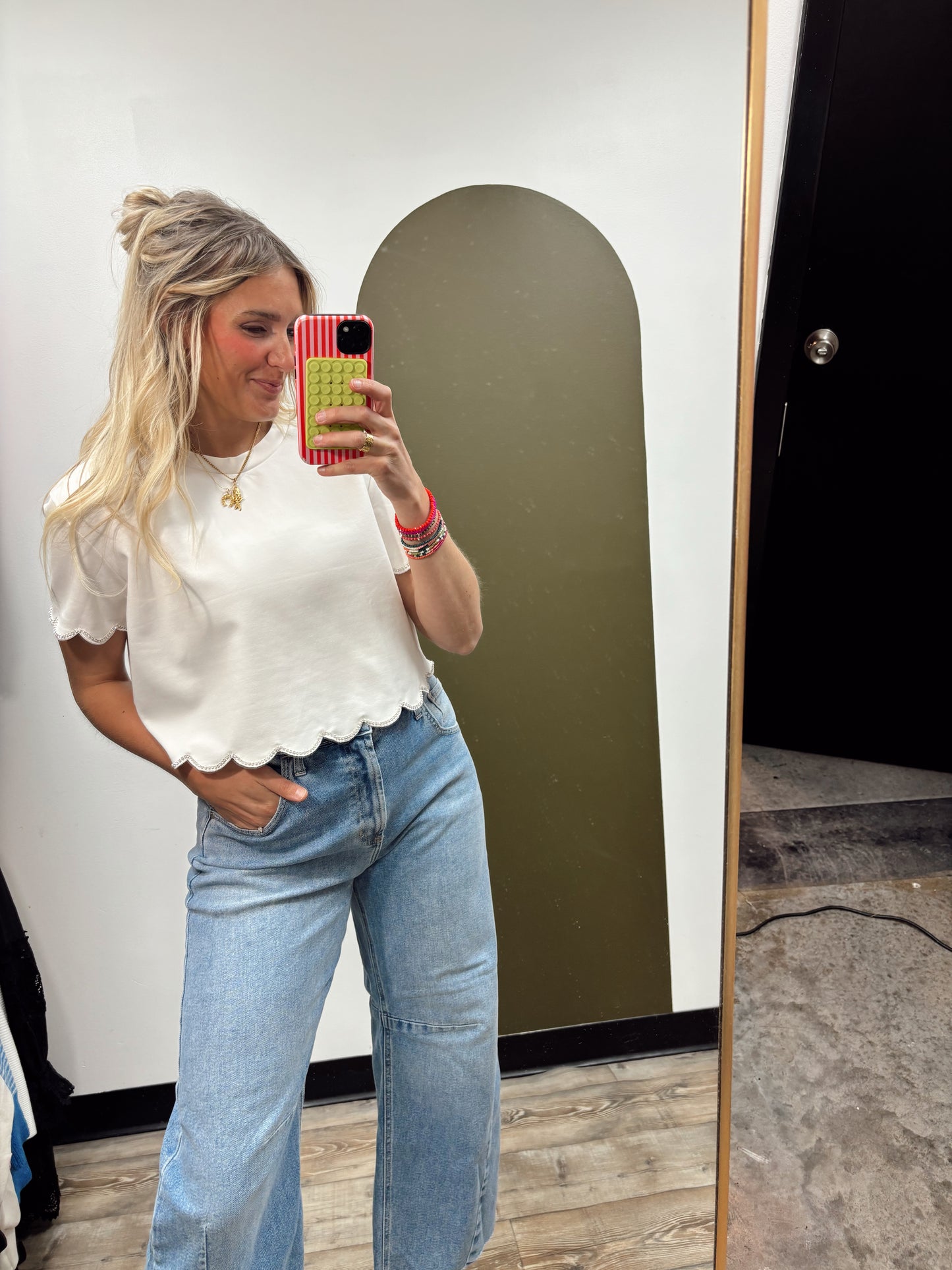 Rhinestone Tulip Tee