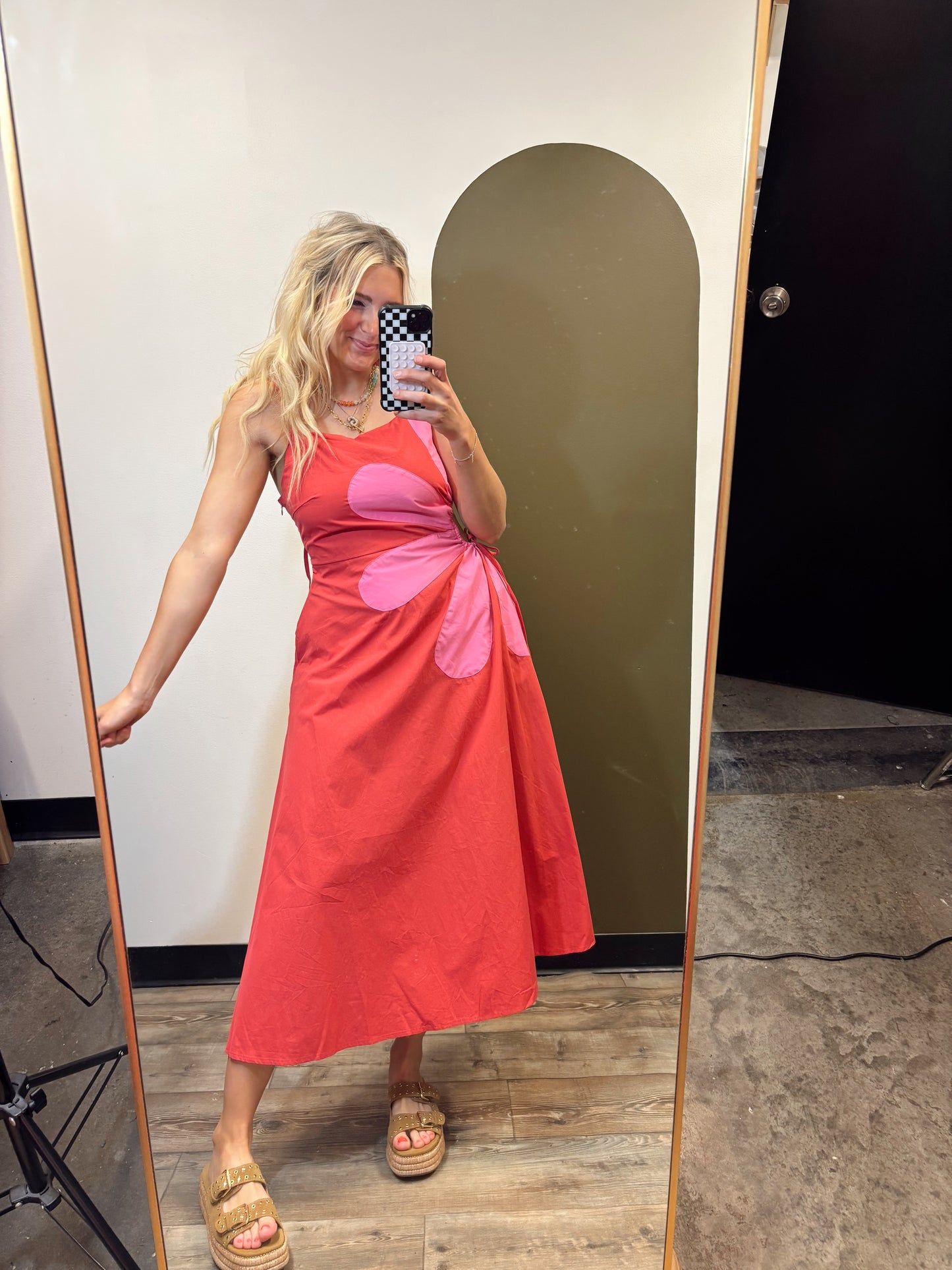 Daisy Cut Out Maxi Dress