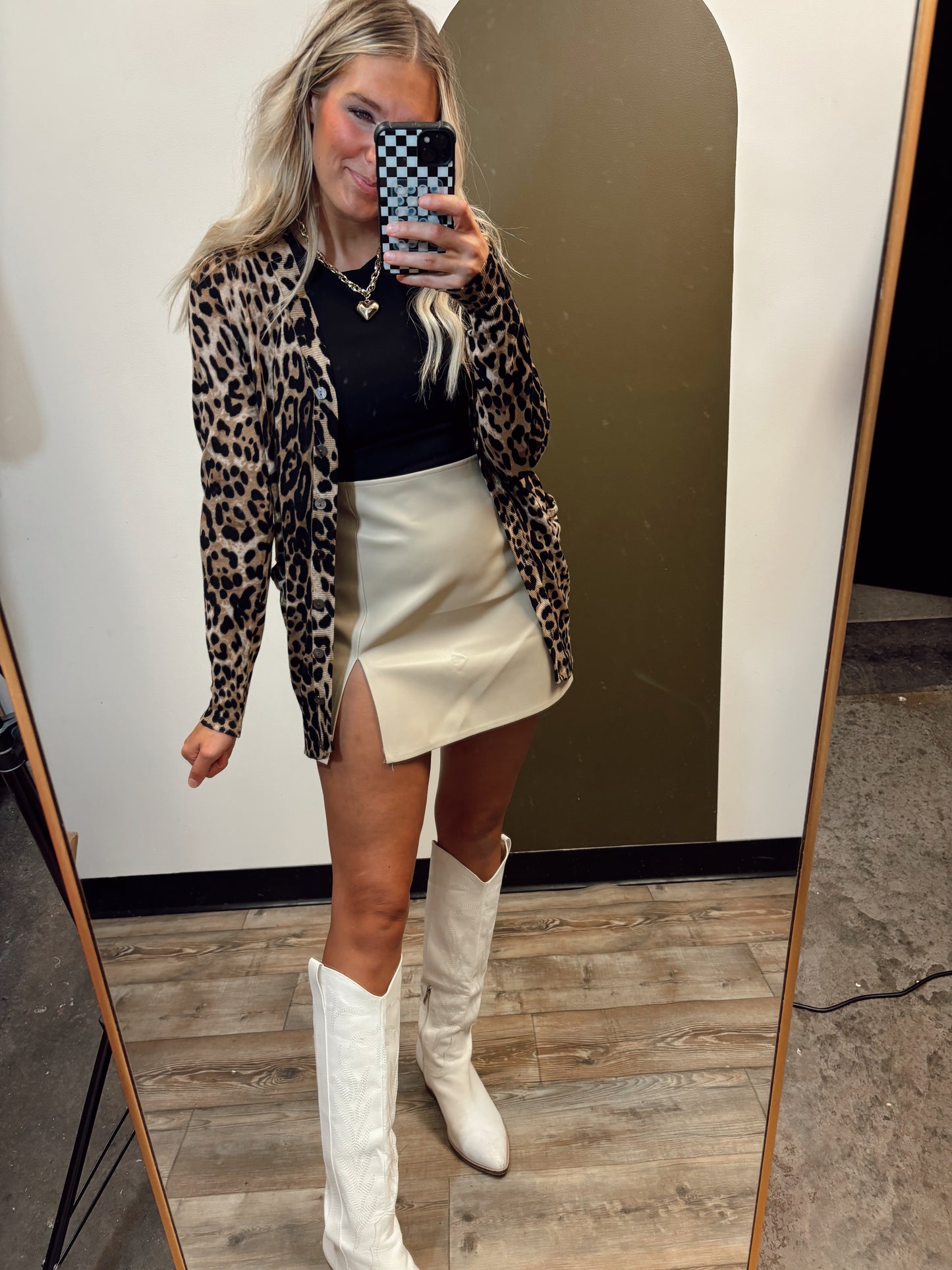 Vera Vegan Skirt (Bone)