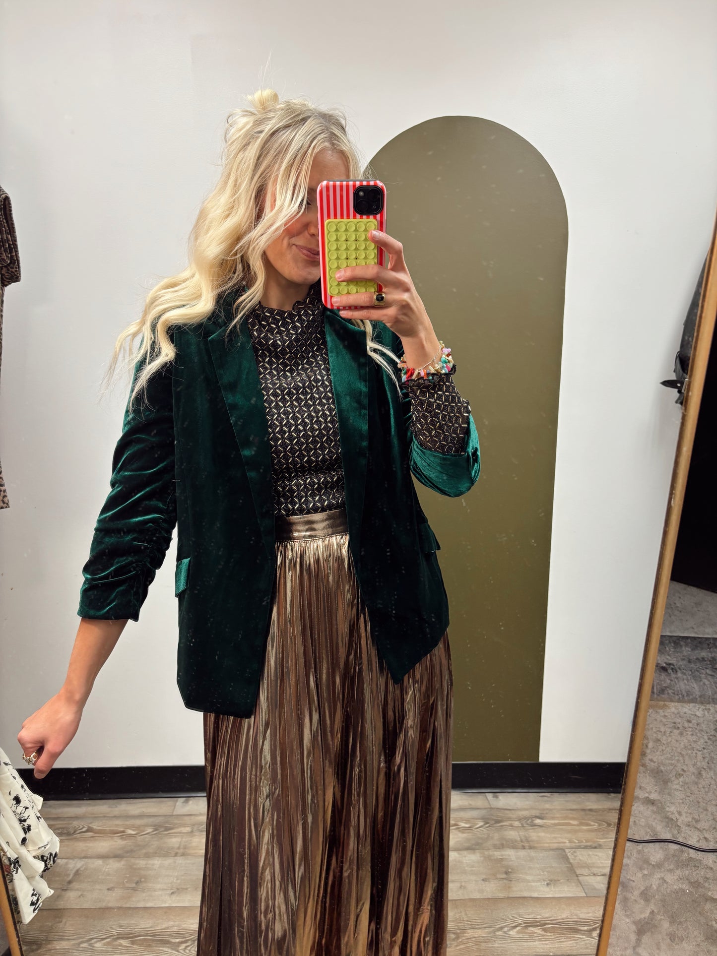 Velvet Dreams Blazer (Hunter)