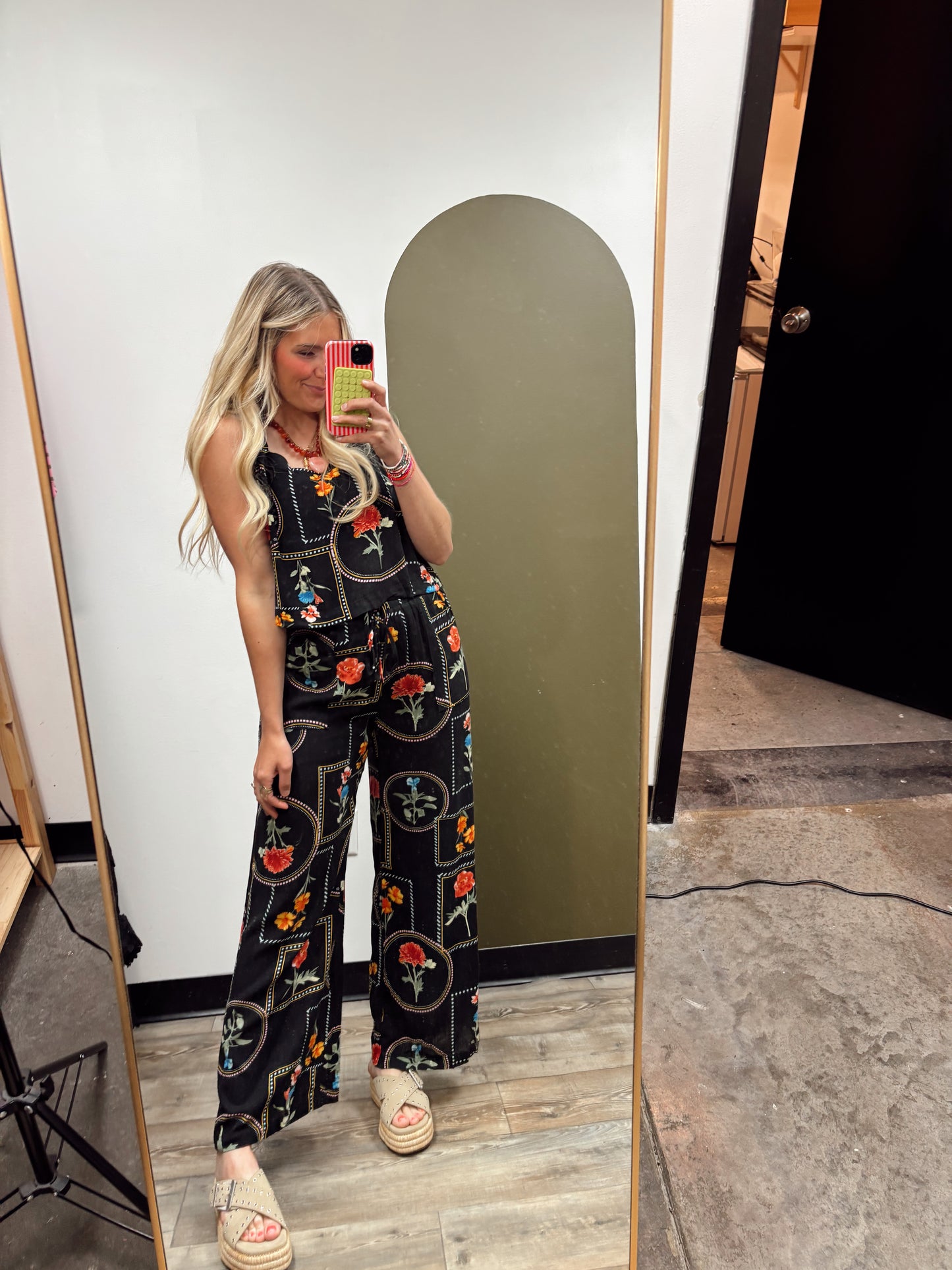 Tropicana Print Tank Set