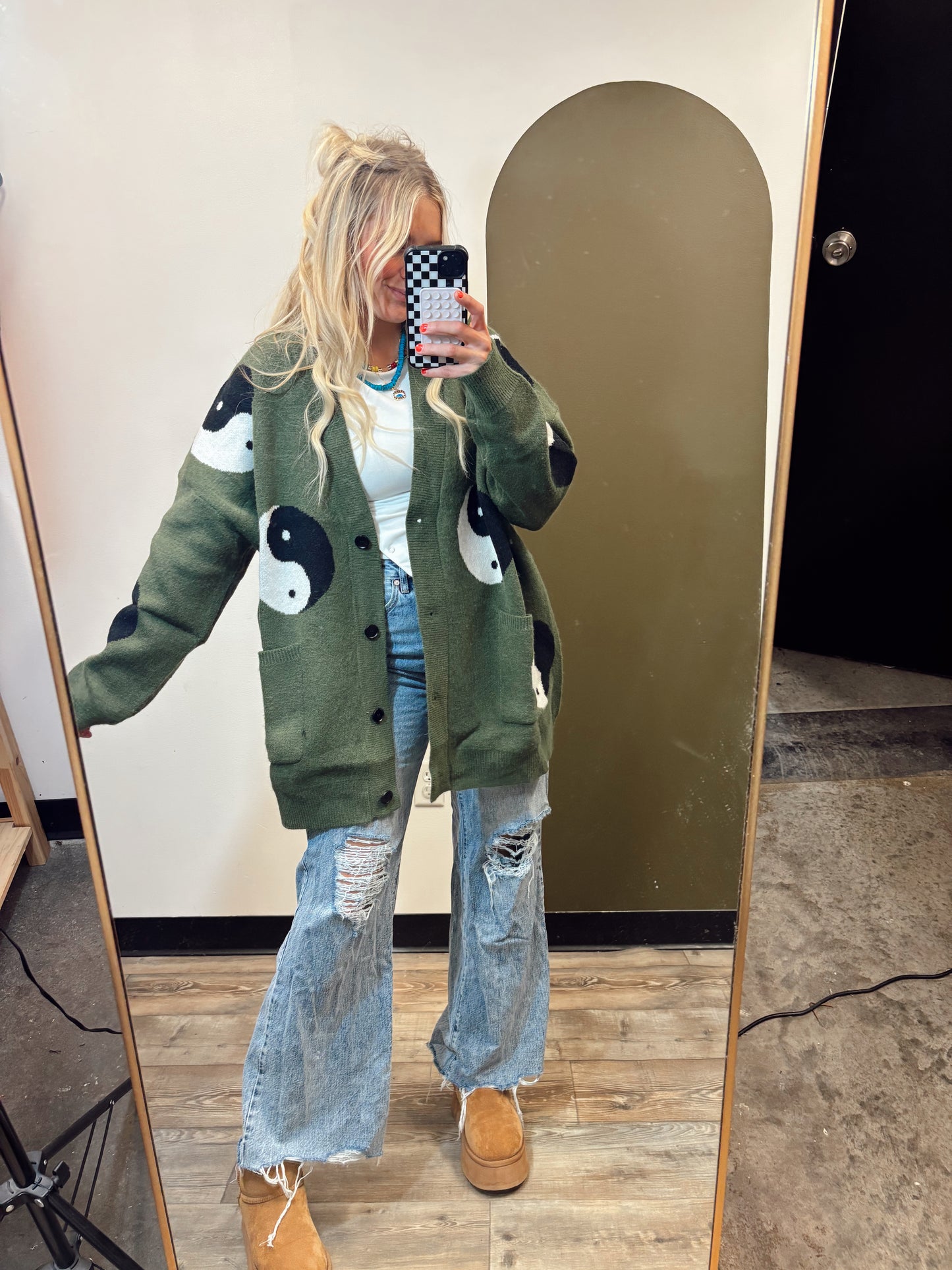 Ying Yang Cardy (Olive)