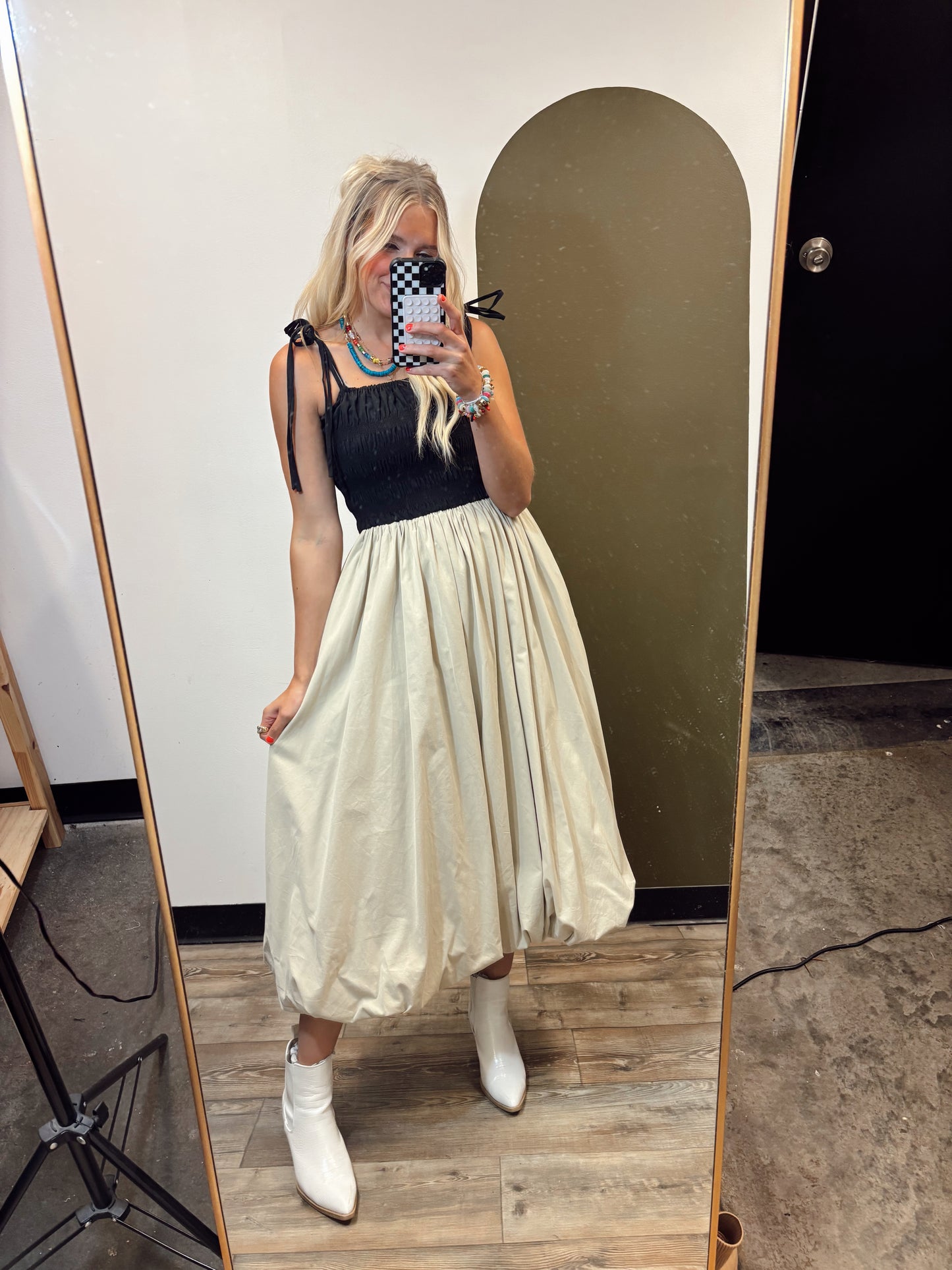 Remi Bubble Midi Dress