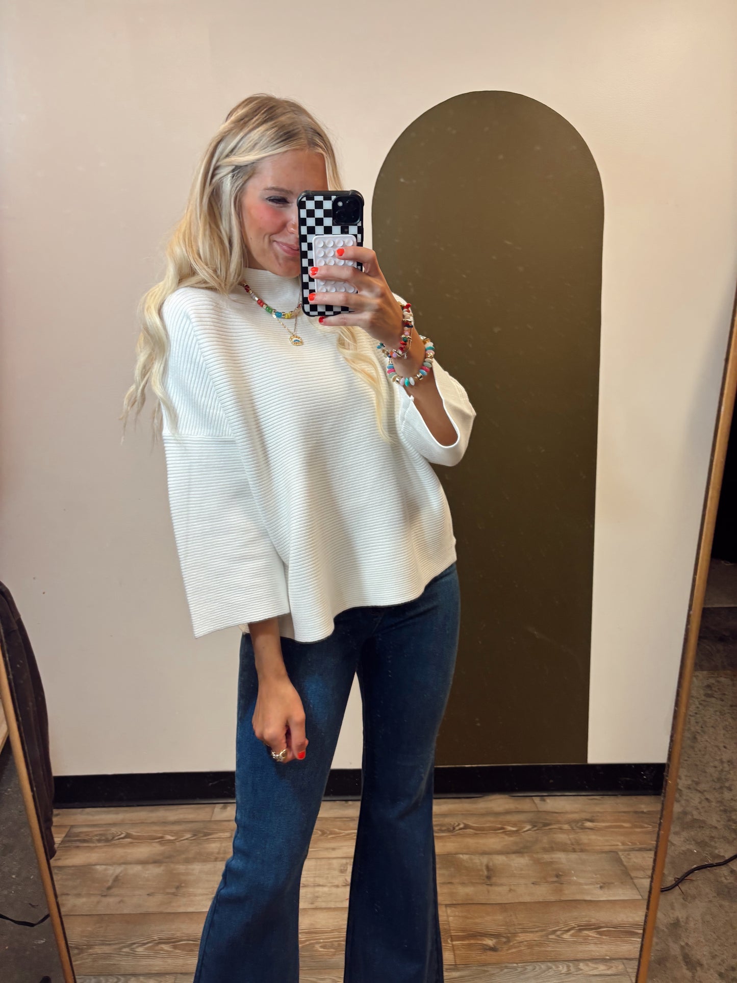 Not So Casual Top (Cream)