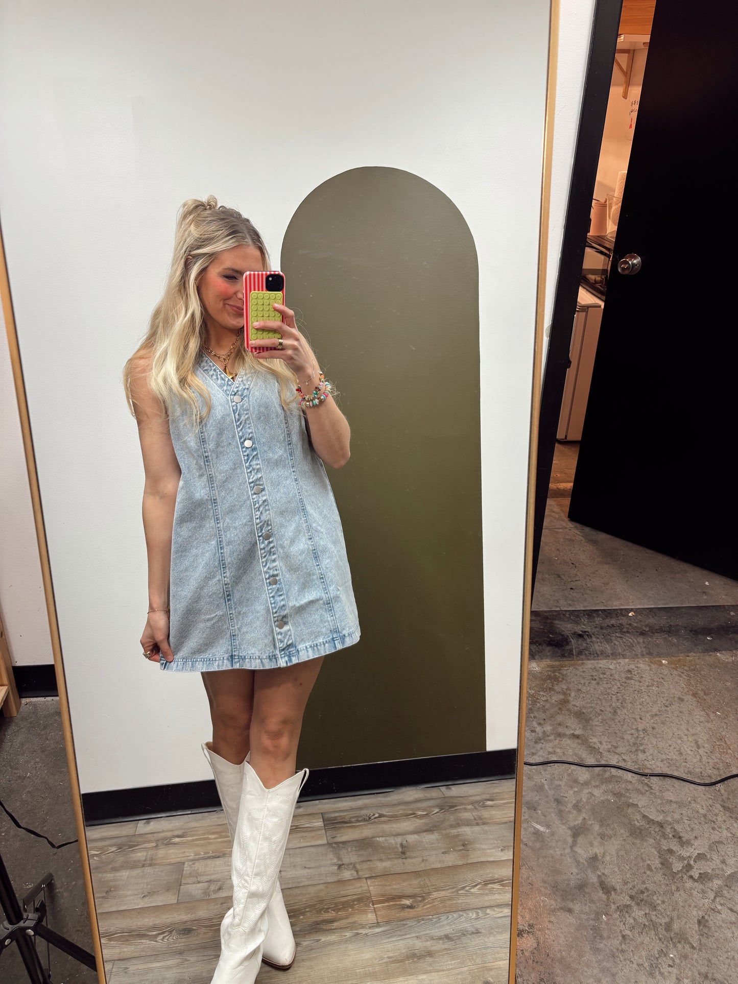 Dance The Night Denim Dress