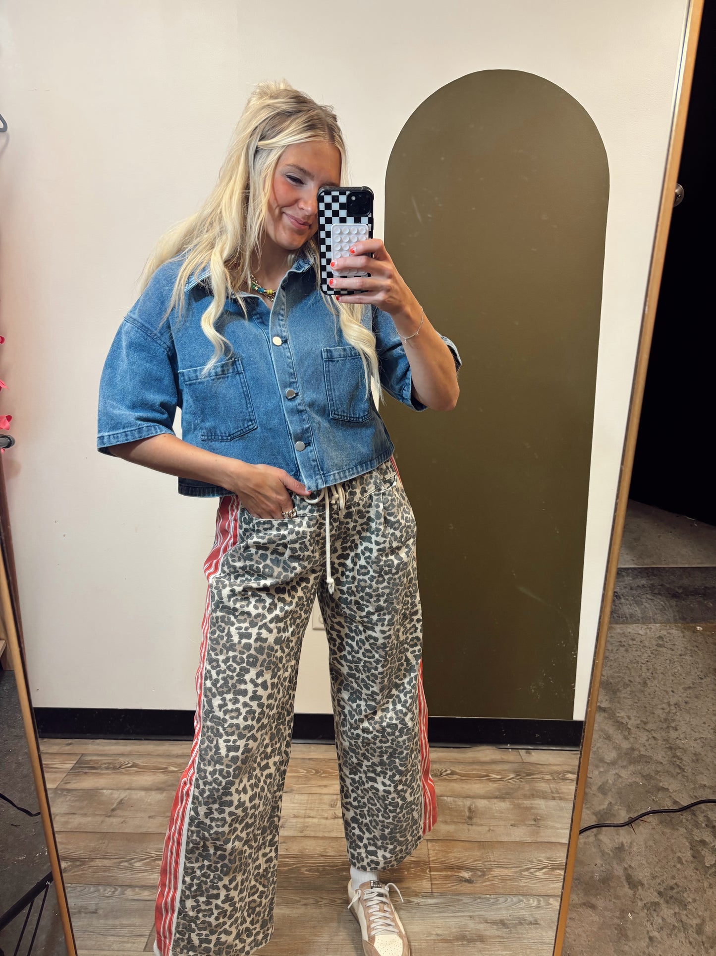 Vivienne Denim Top