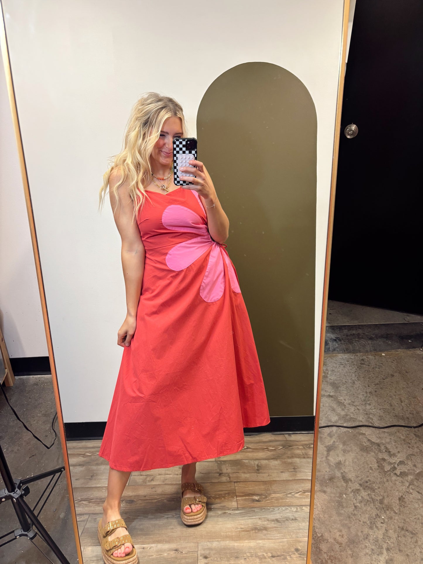 Daisy Cut Out Maxi Dress
