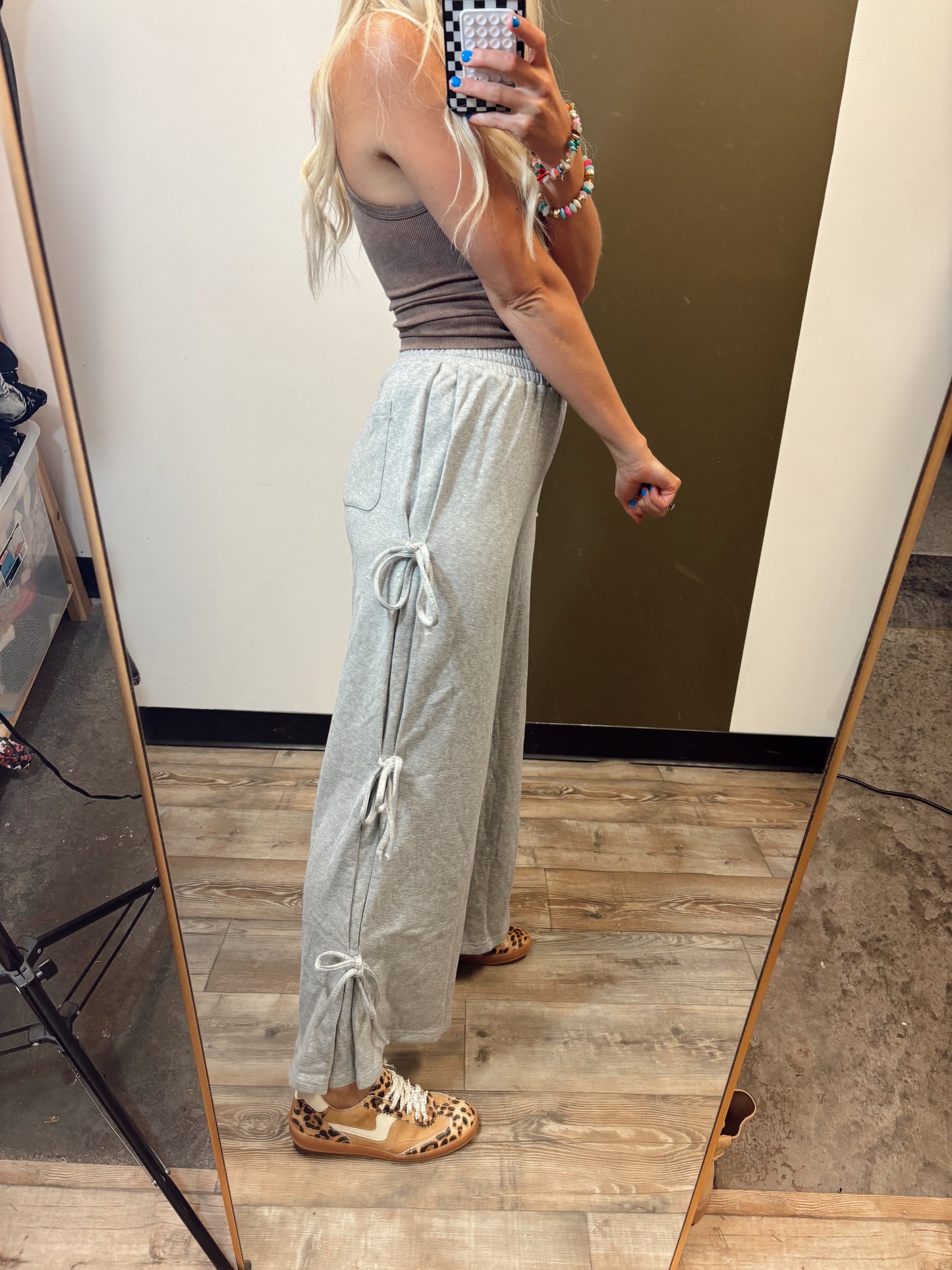 Preston Bow Pant (Grey)