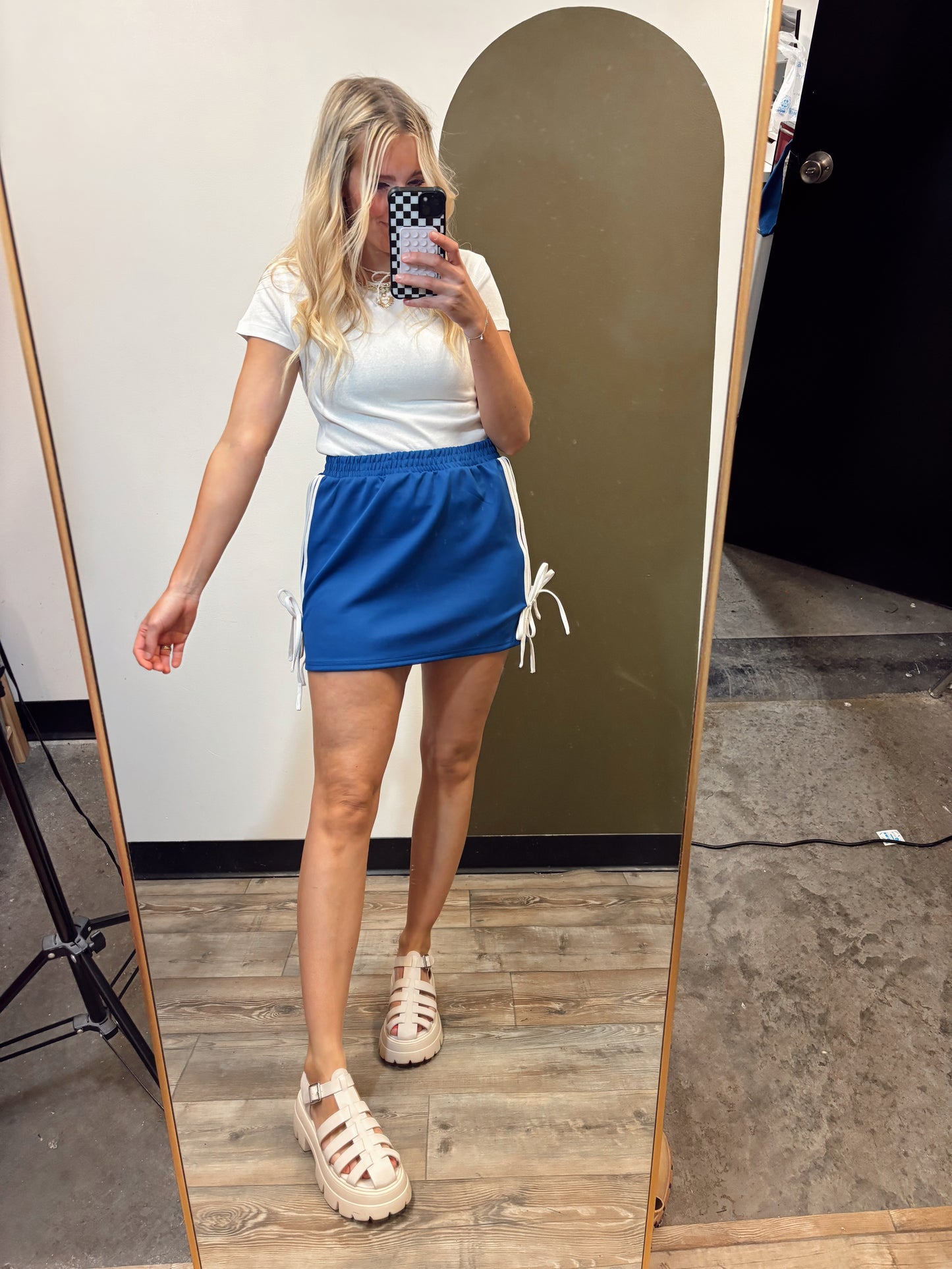 Track Star Skirt (Blue)