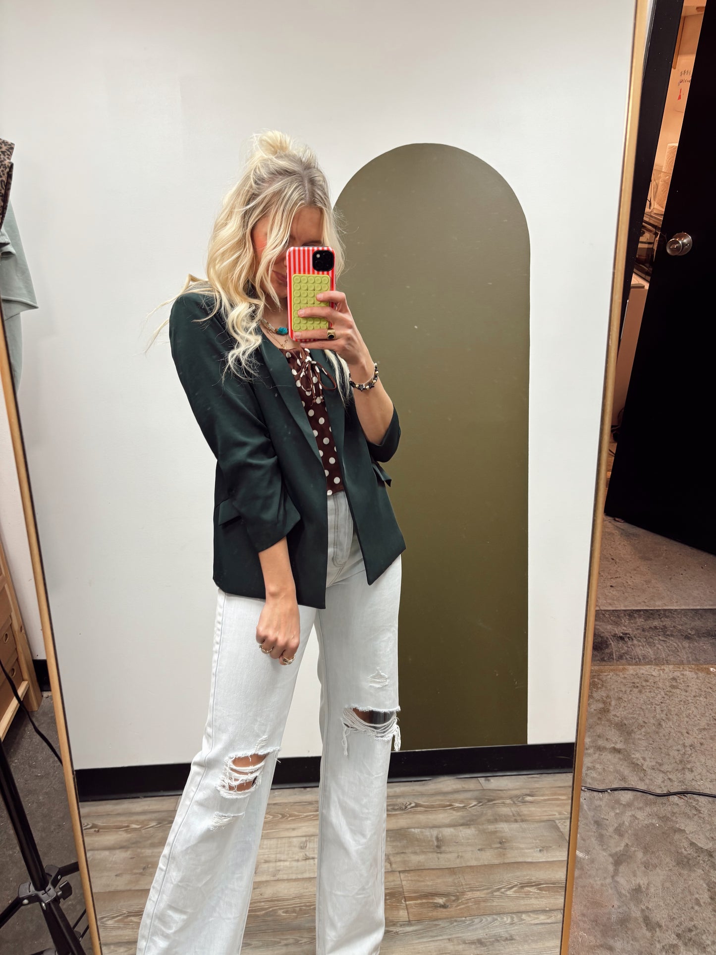 Boardroom To Bar Blazer (Forest)