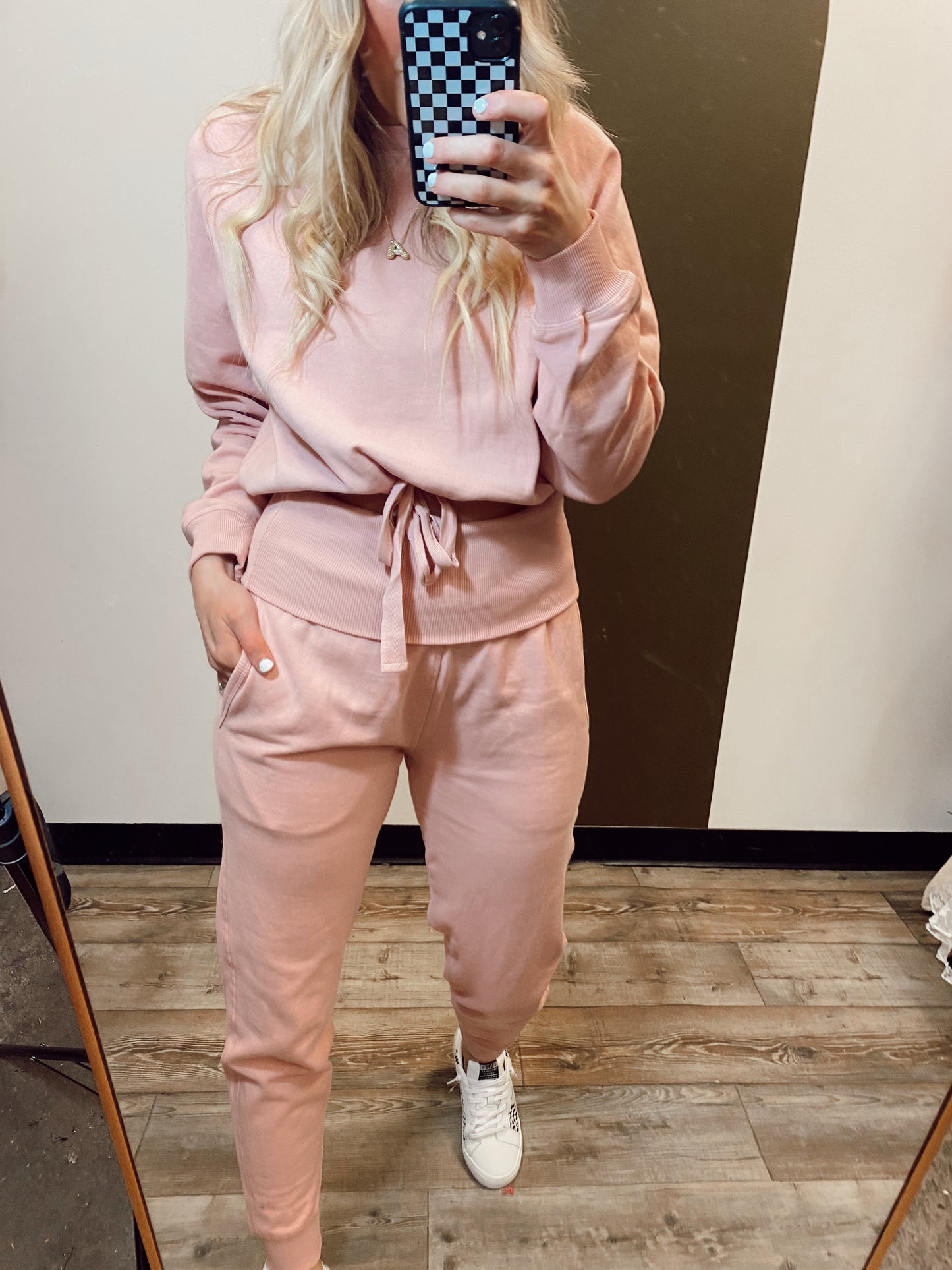 Weekend Warrior Crew Neck (Rose)