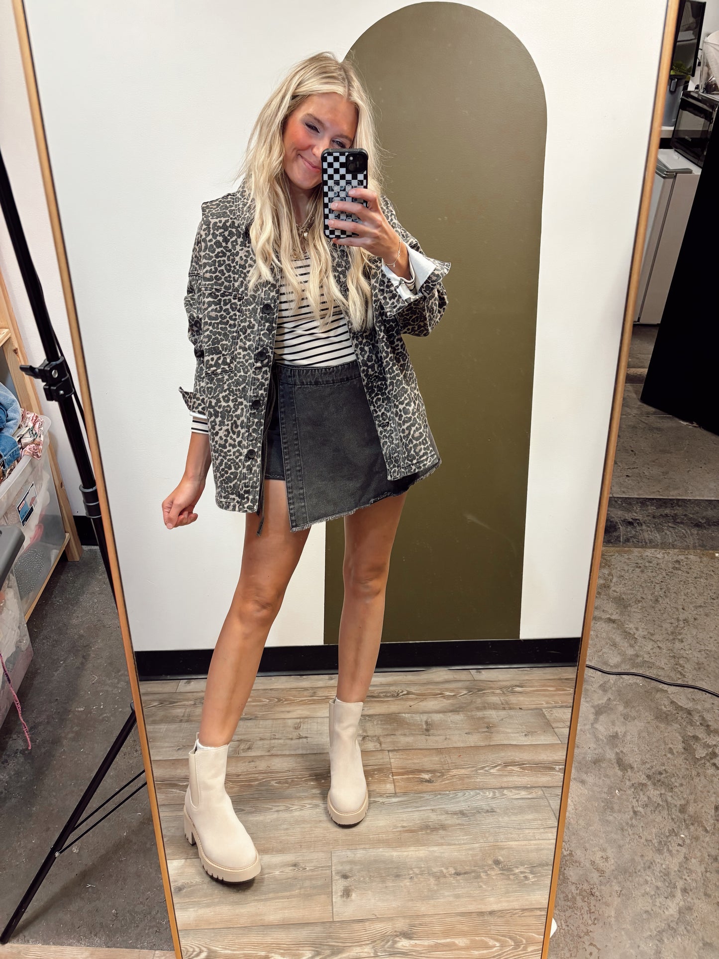 Rae Leopard Jacket