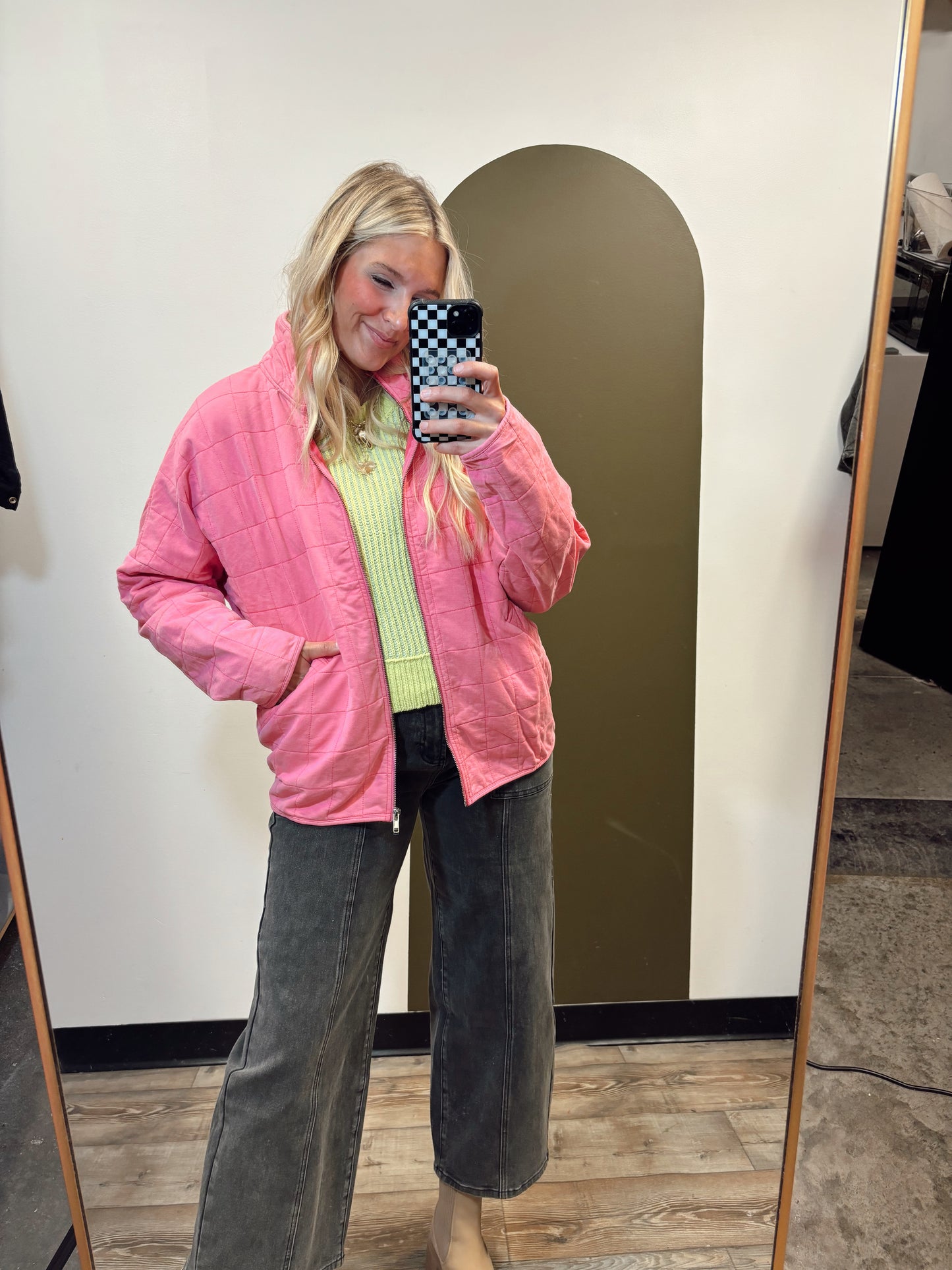 Nicole Quilt Zip Jacket