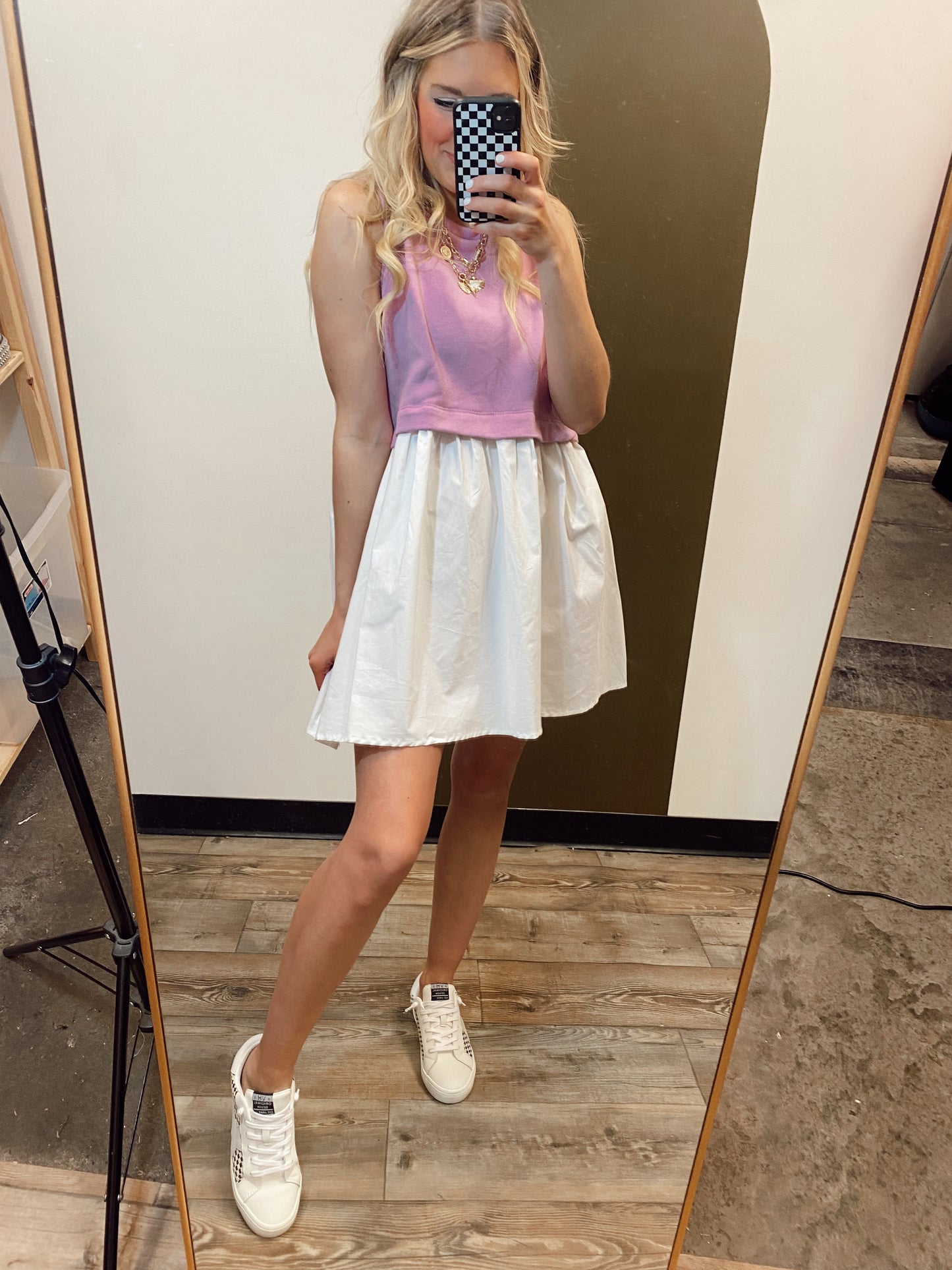 Lila Colorblock Dress