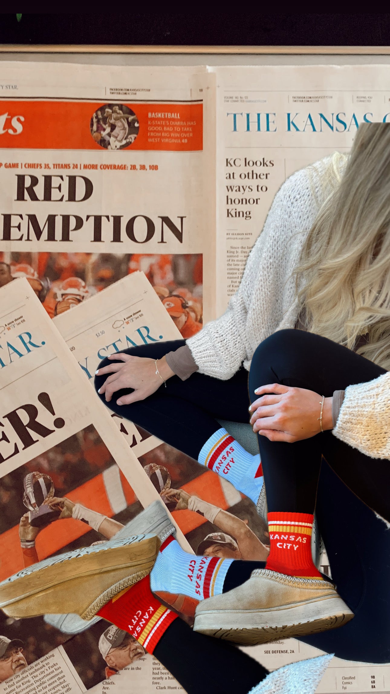 Kansas City Socks (Red)