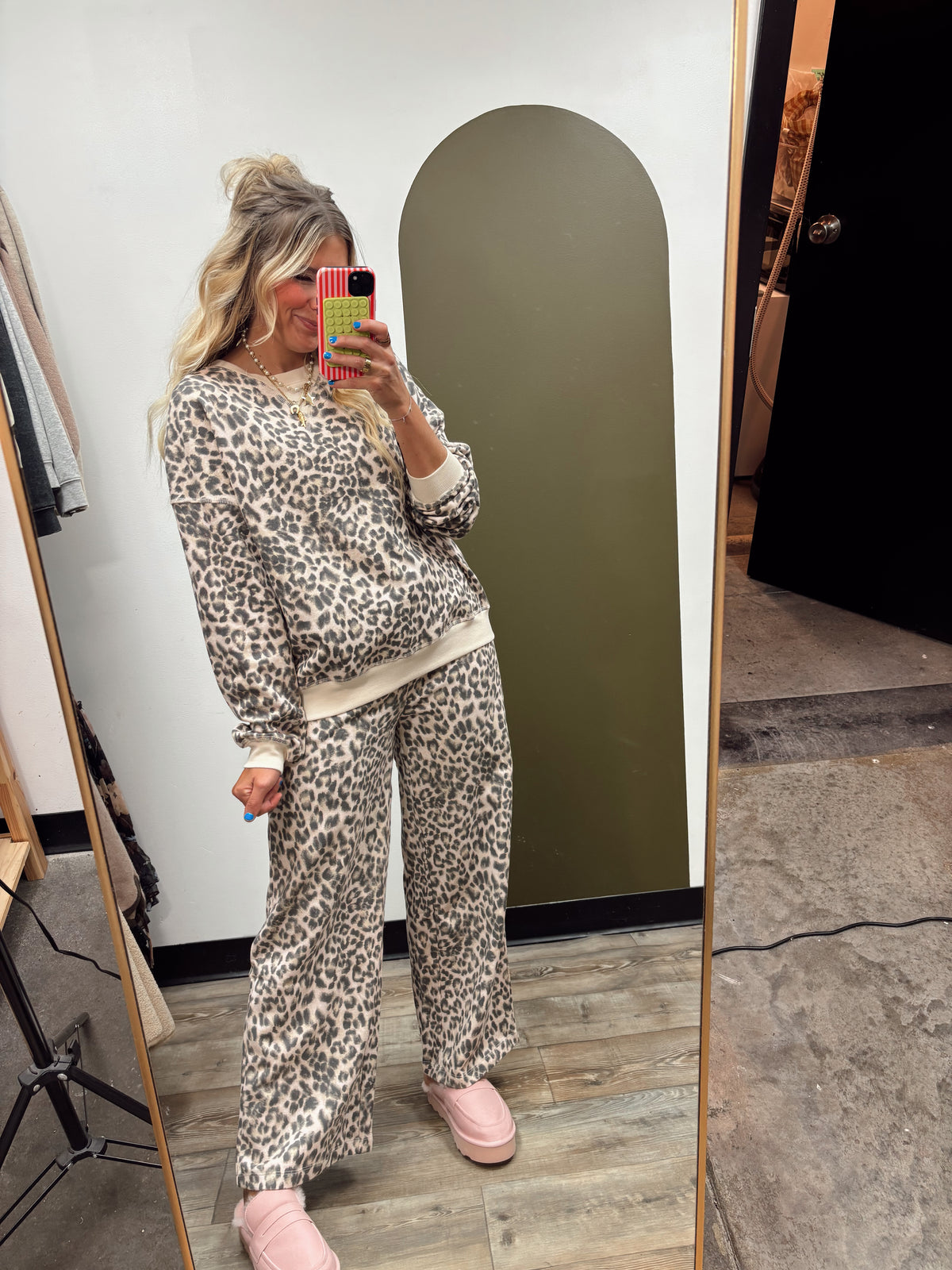 Leopard Lounge Set