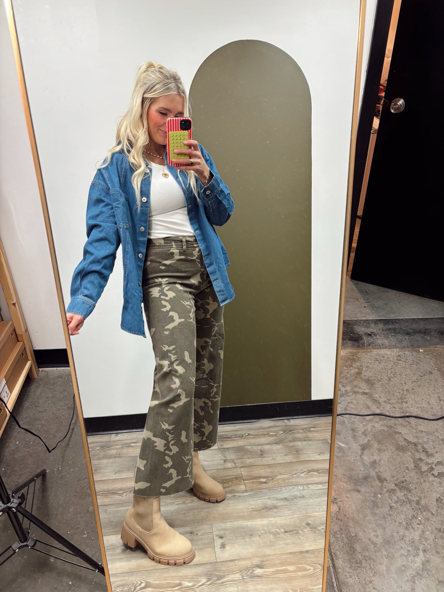 Francesca Denim Shacket