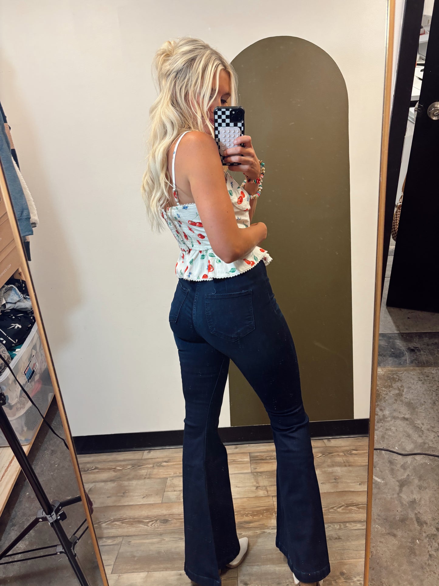 With Flare High Rise Jean