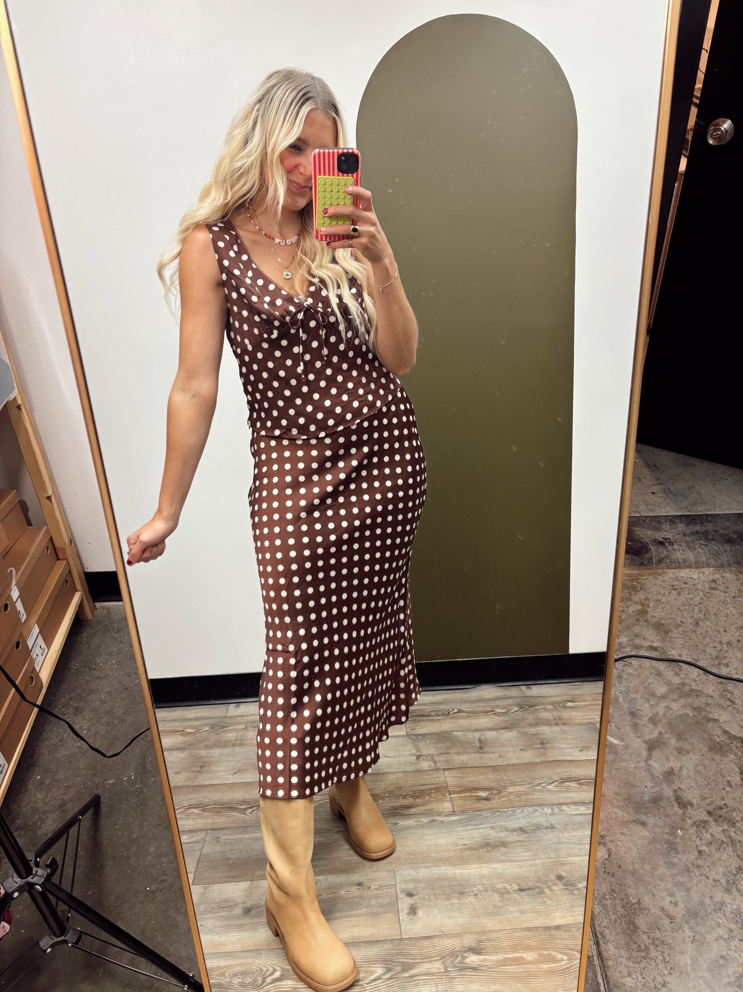 Magnolia Polka Dot Midi Set