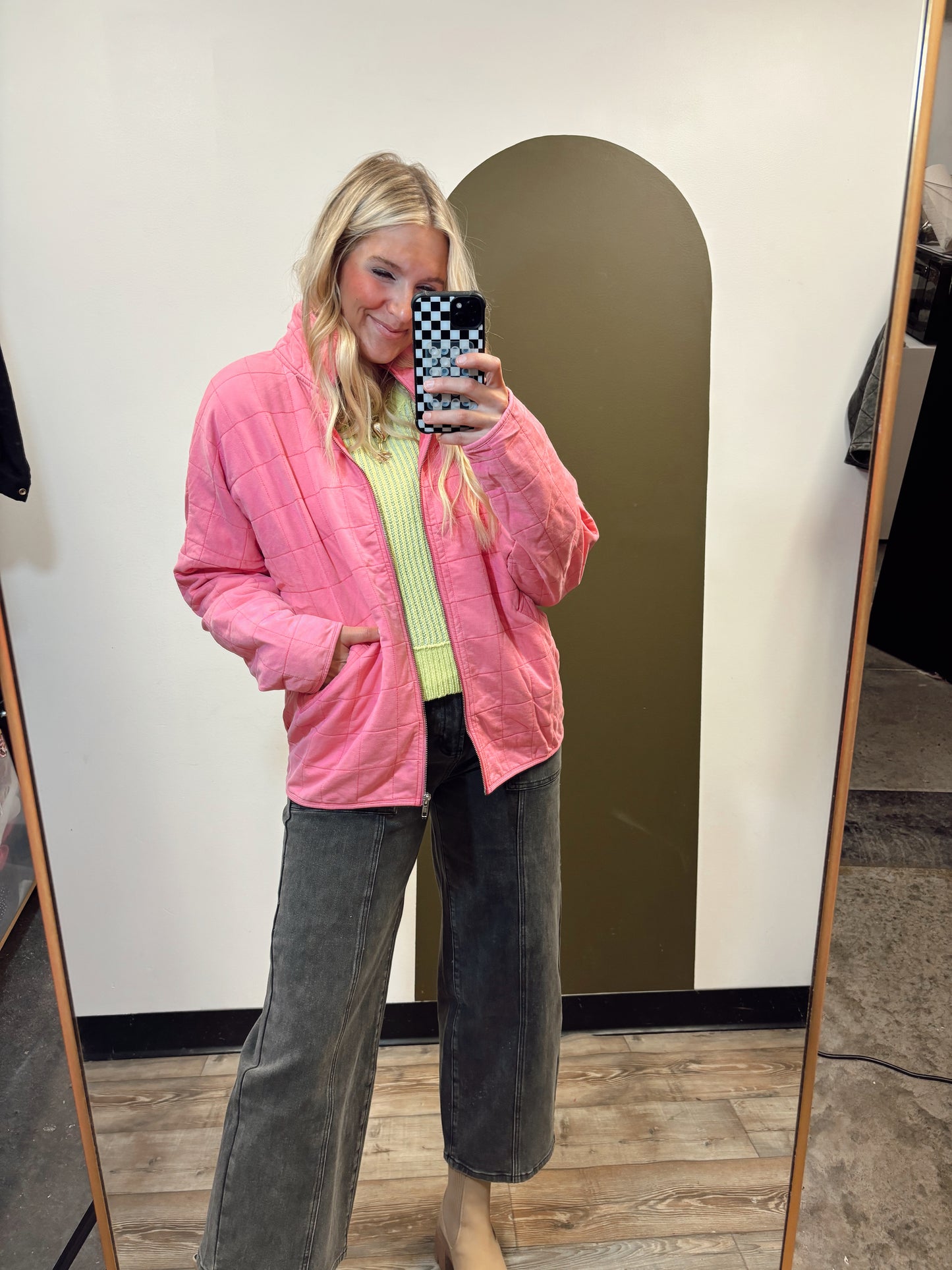 Nicole Quilt Zip Jacket