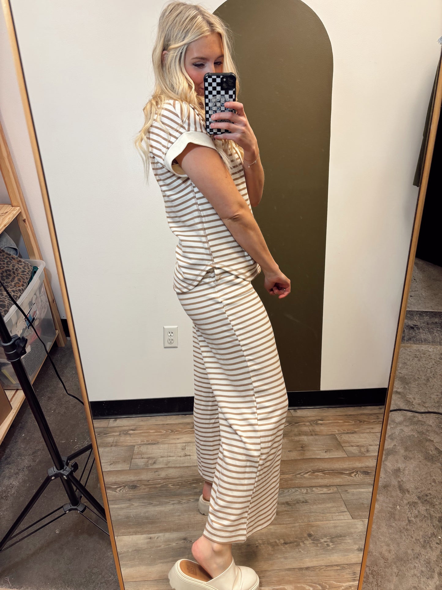 Jamie Stripe Button Set