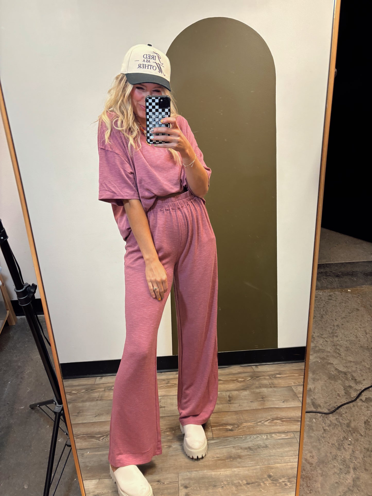 Layla Loose Fit Set (Berry)