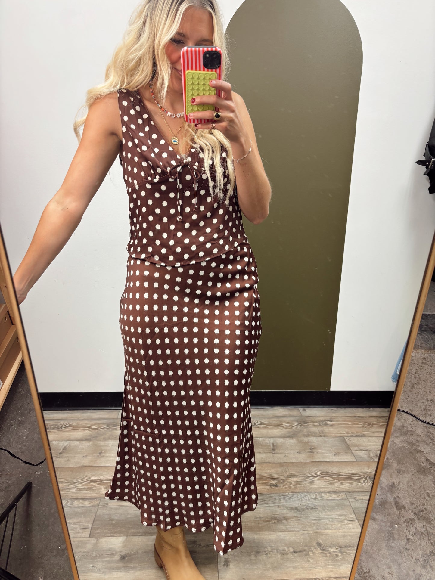 Magnolia Polka Dot Midi Set