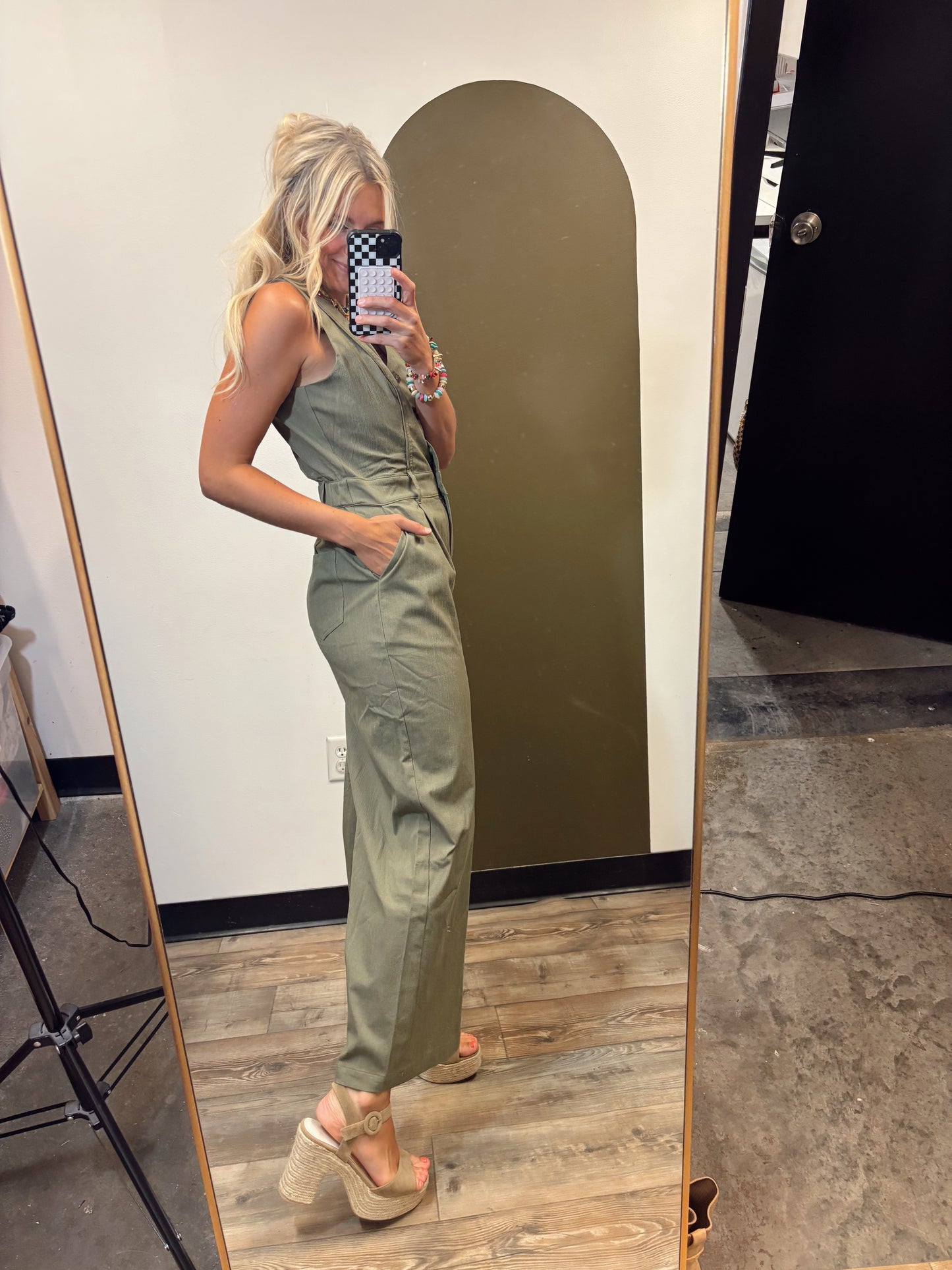 Gianna Button Jumpsuit