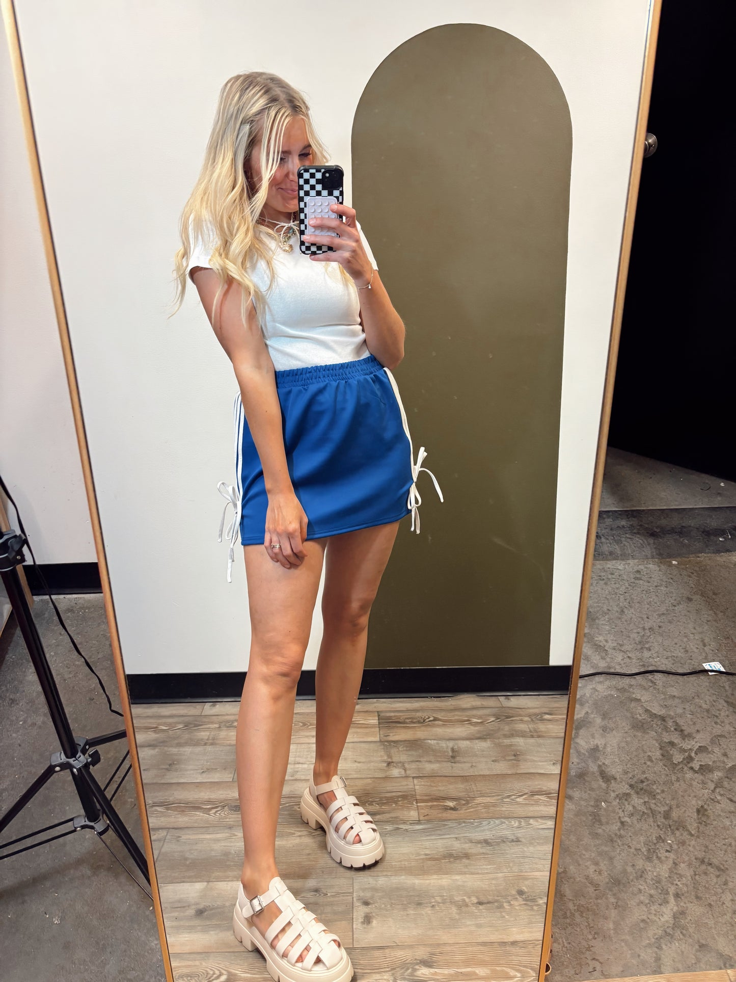 Track Star Skirt (Blue)
