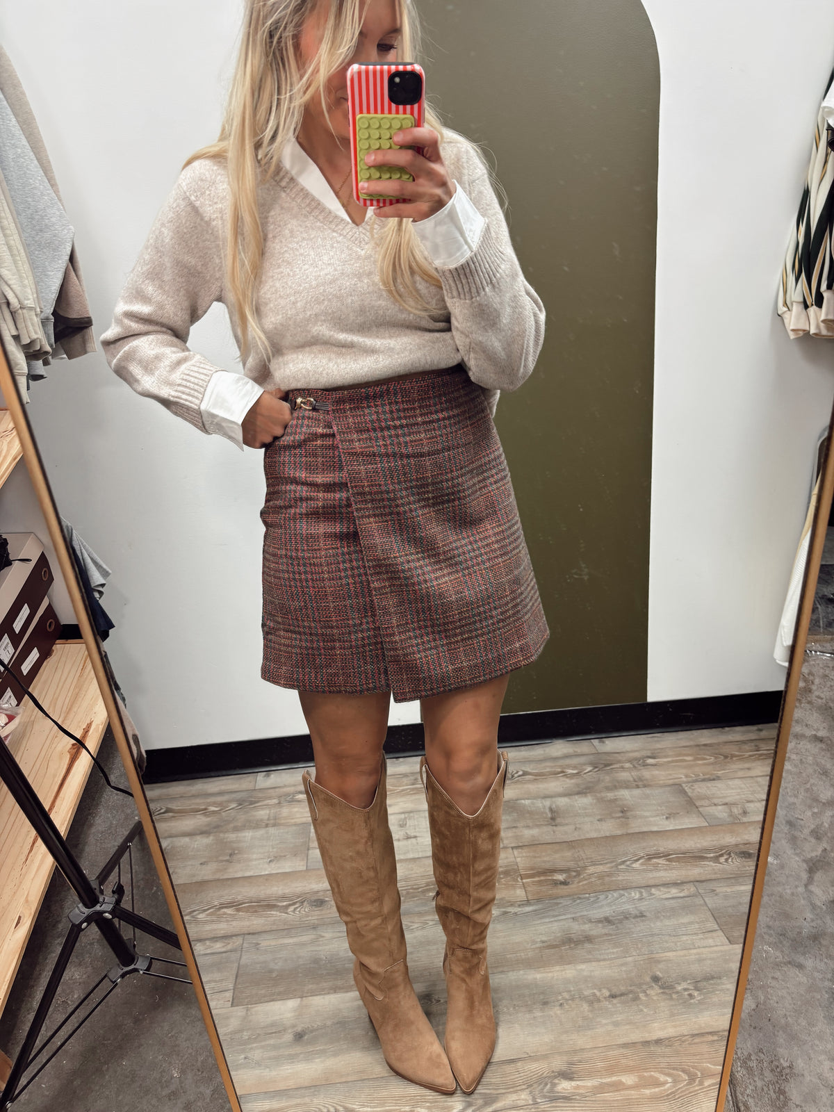 Glen Check Mini Skort