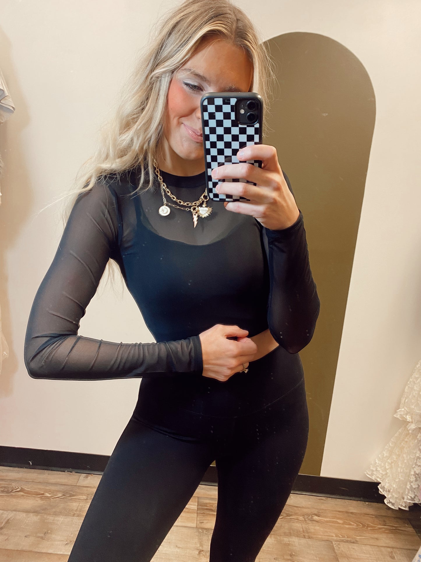 Pilates Princess Sheer Top