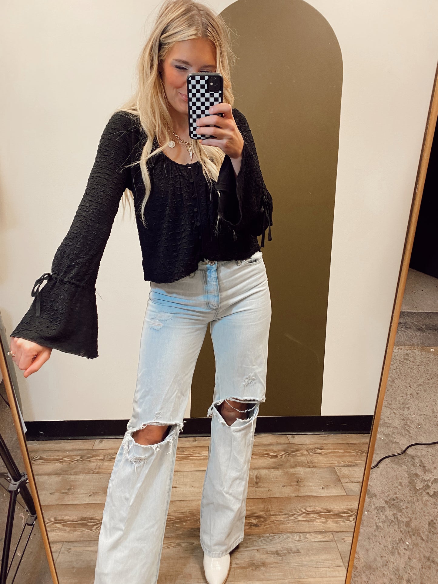 Mellie Bell Sleeve Top