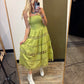 Vineyard Eyelet Lace Dress (Grass)